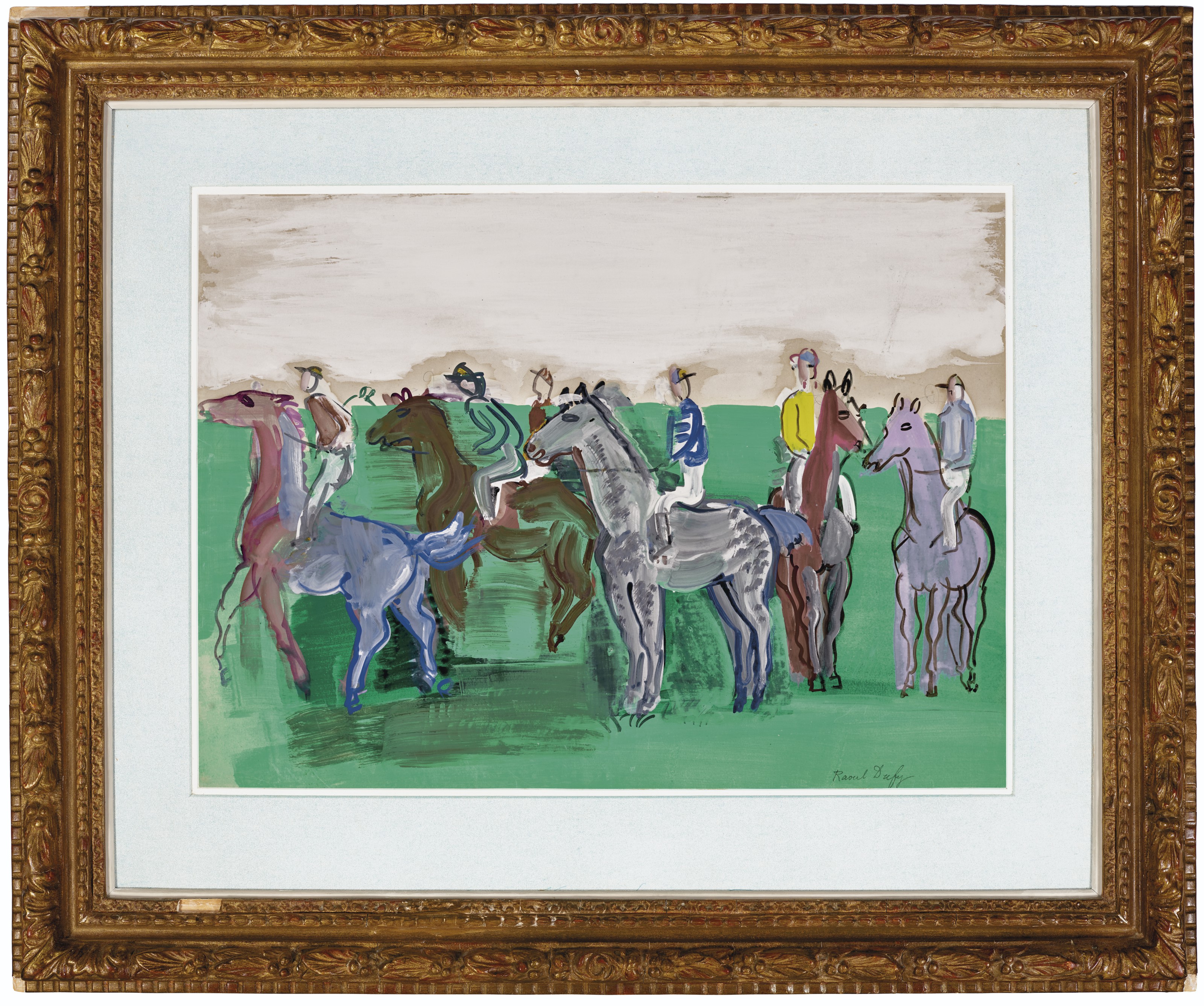 Raoul Dufy — Жокеи и кавалеры ордена, изображение 2