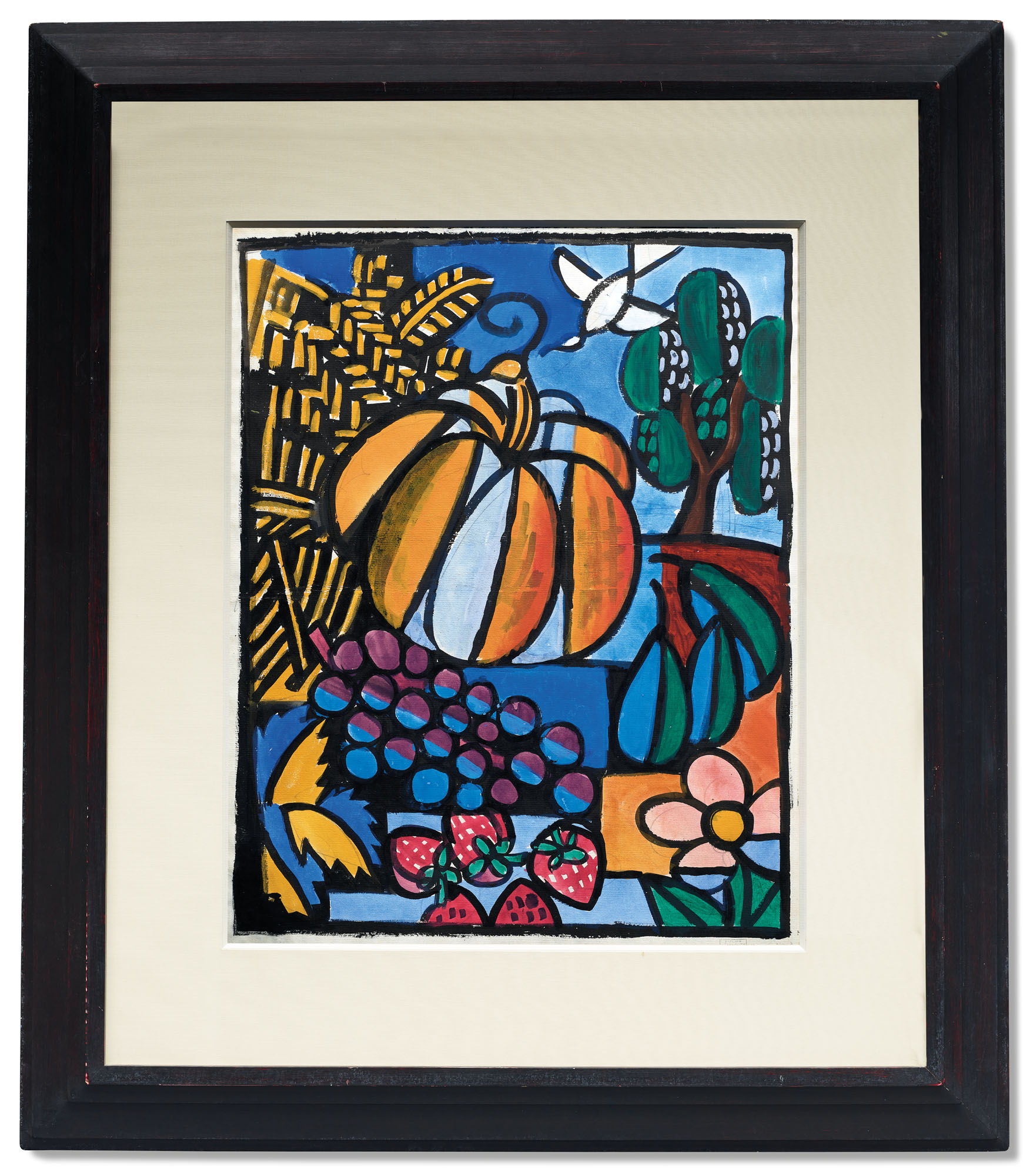 Raoul Dufy — Цитрусовый пирог (этюд к "Песне о бестии" Гийома Аполлинера), изображение 2