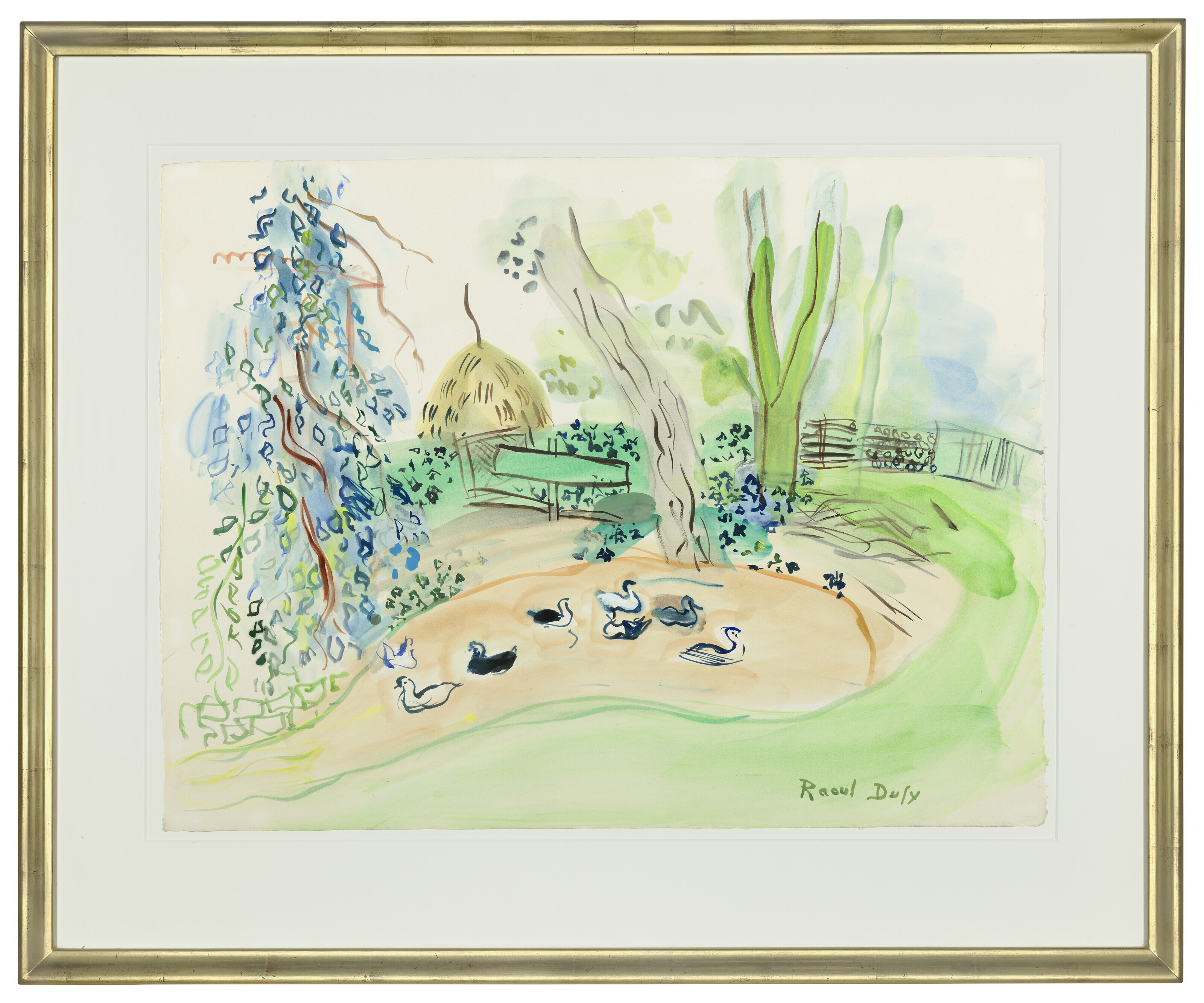 Raoul Dufy — Море с утками по-моему, изображение 2