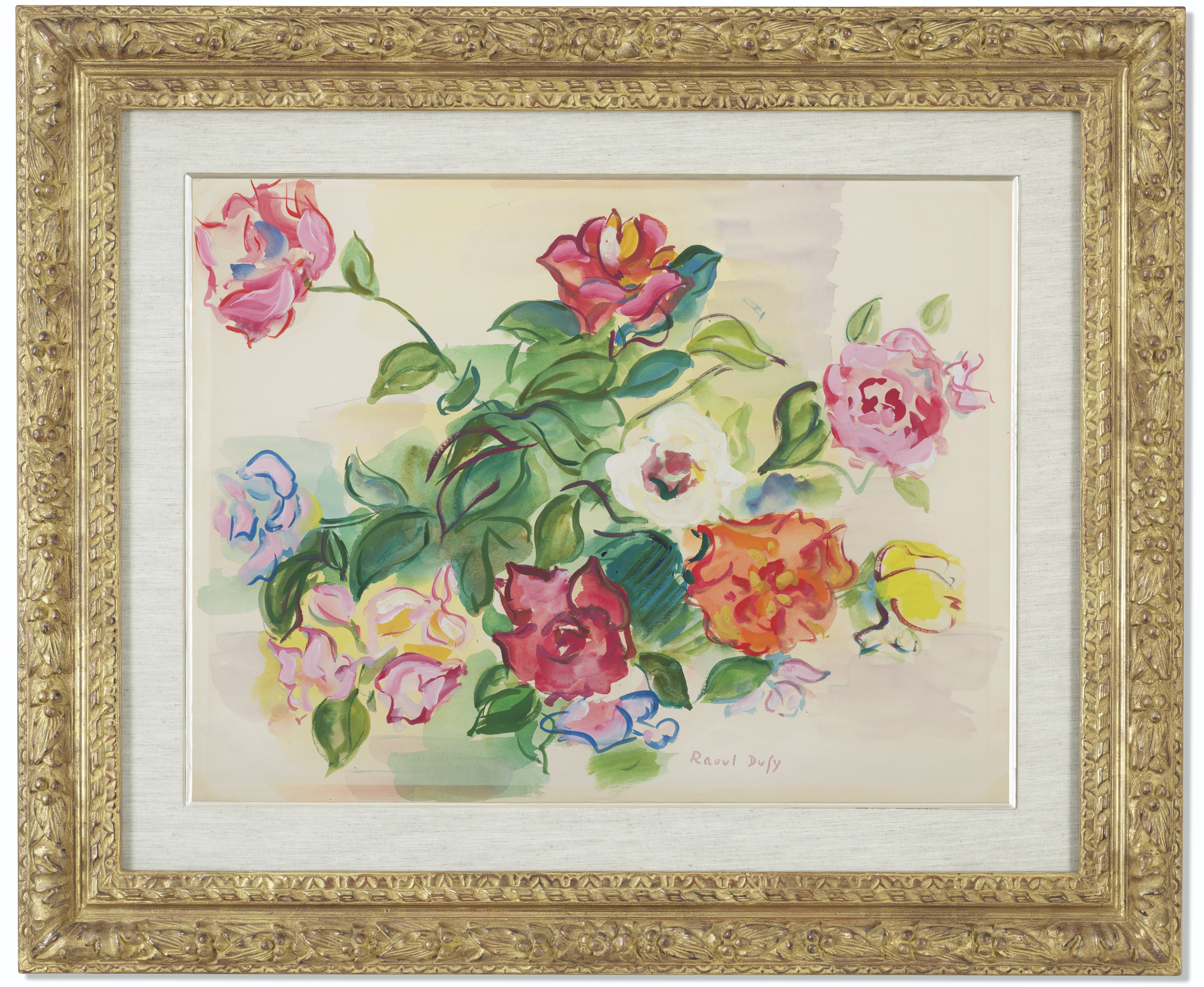 Raoul Dufy — Букет из роз, изображение 2