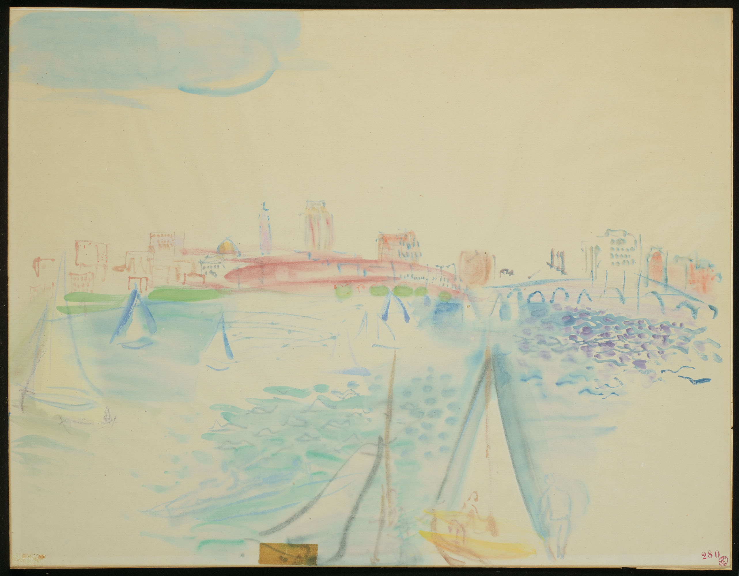 Raoul Dufy — Бостон, Вуалье-сюр-Чарльз-Ривер, изображение 2