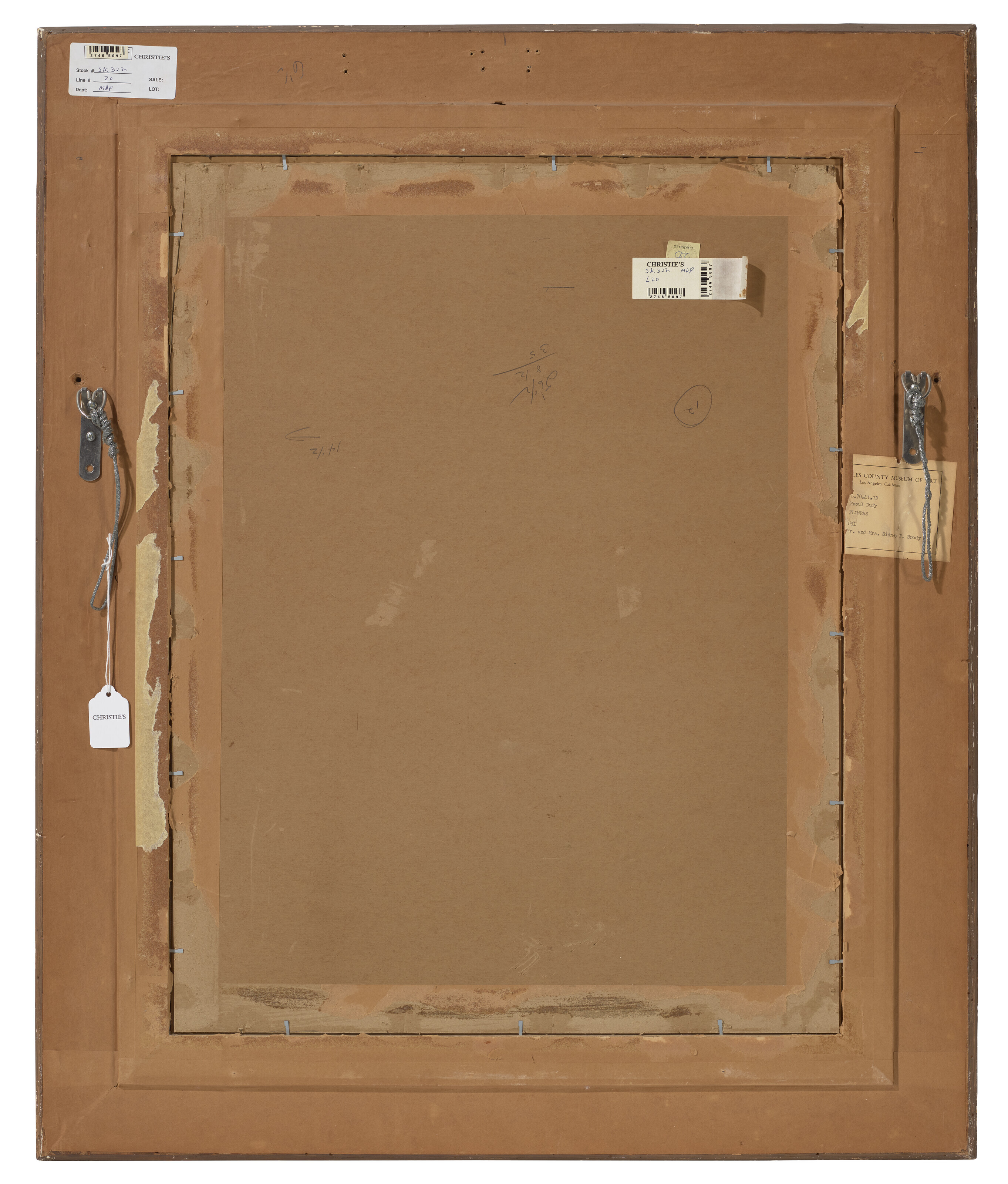 Raoul Dufy — Букет из винограда и роз, изображение 3