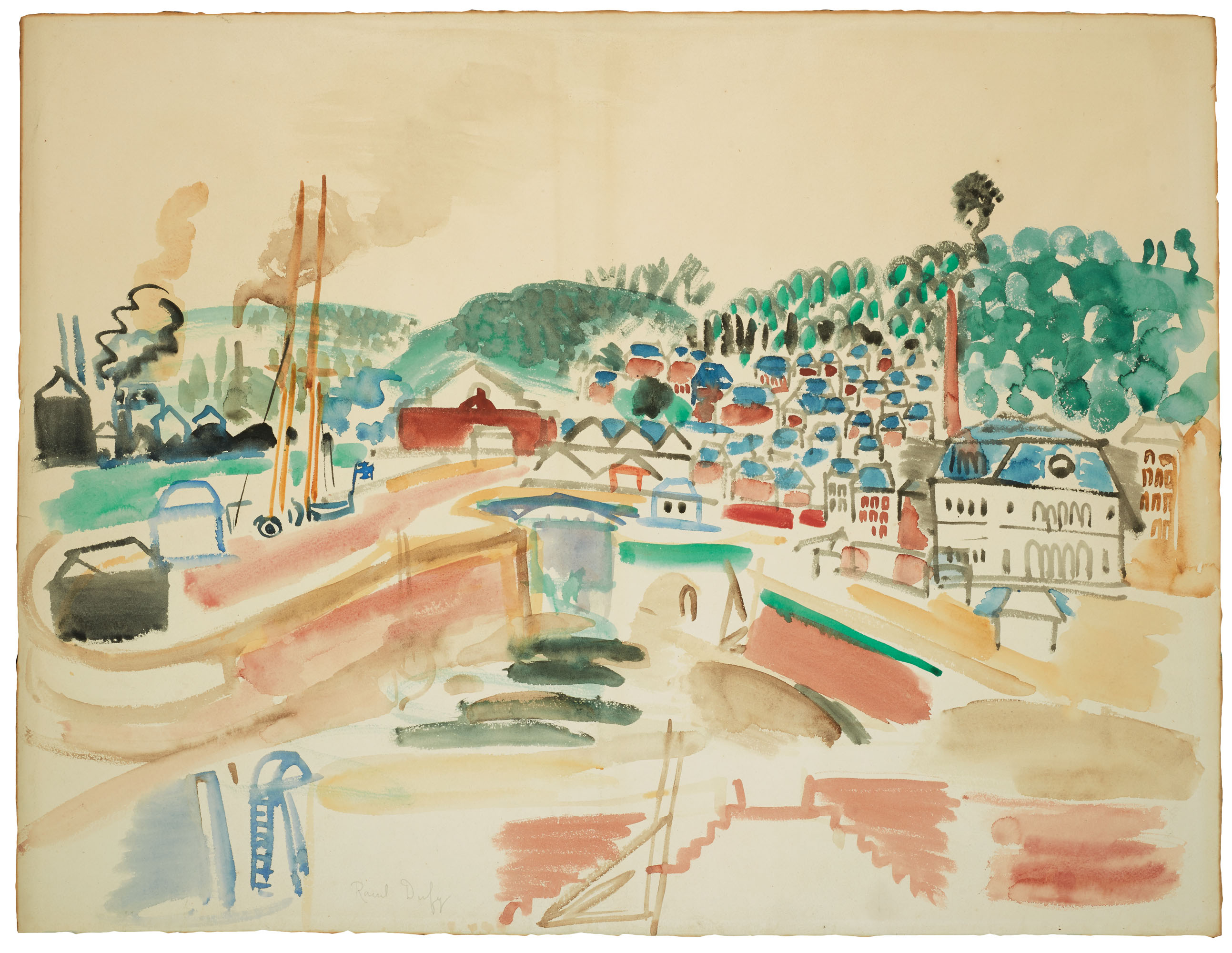 Raoul Dufy — Главная достопримечательность Порт-де-Трувиль-Довиль, изображение 1