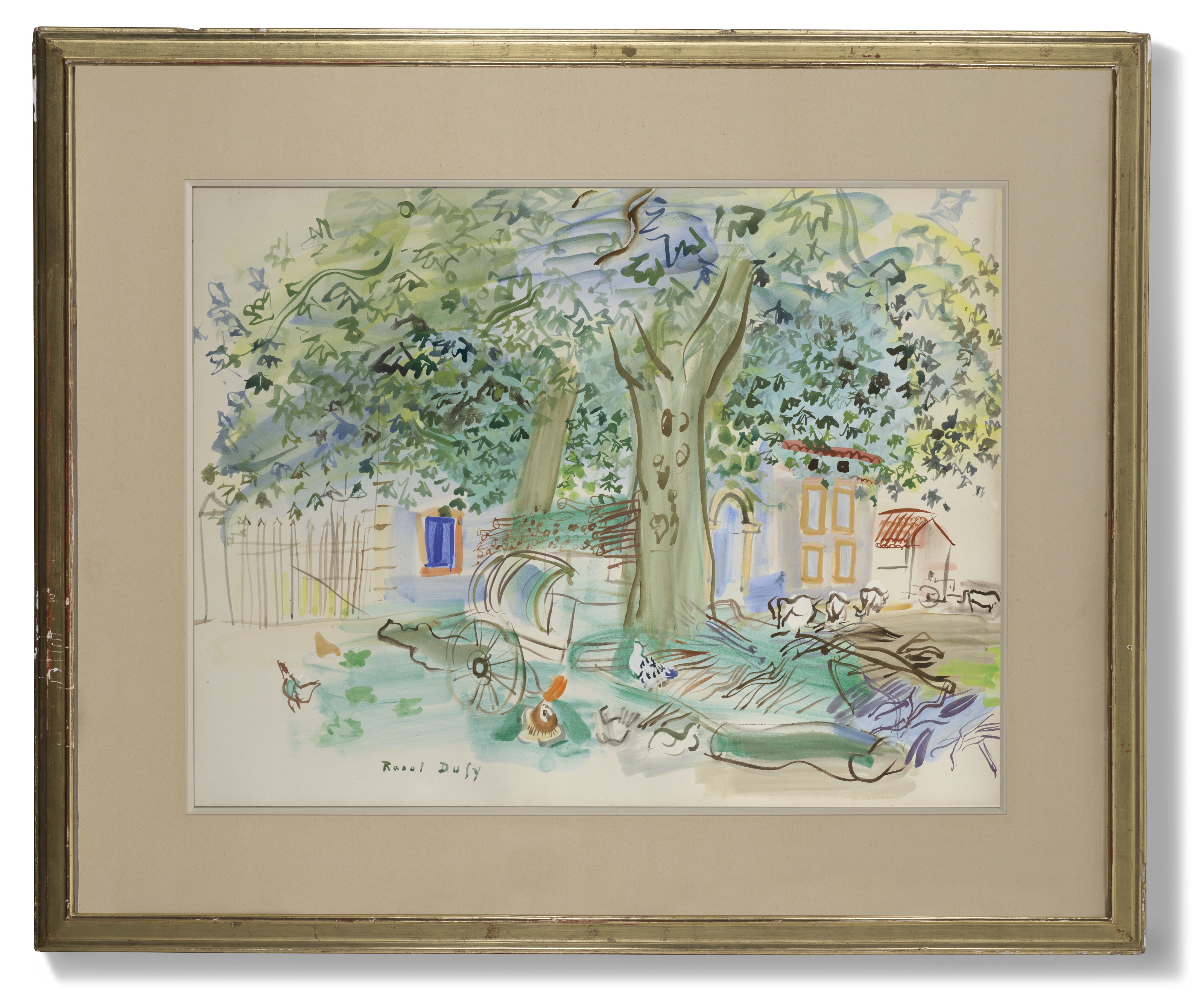 Raoul Dufy — Двор ферм, изображение 2