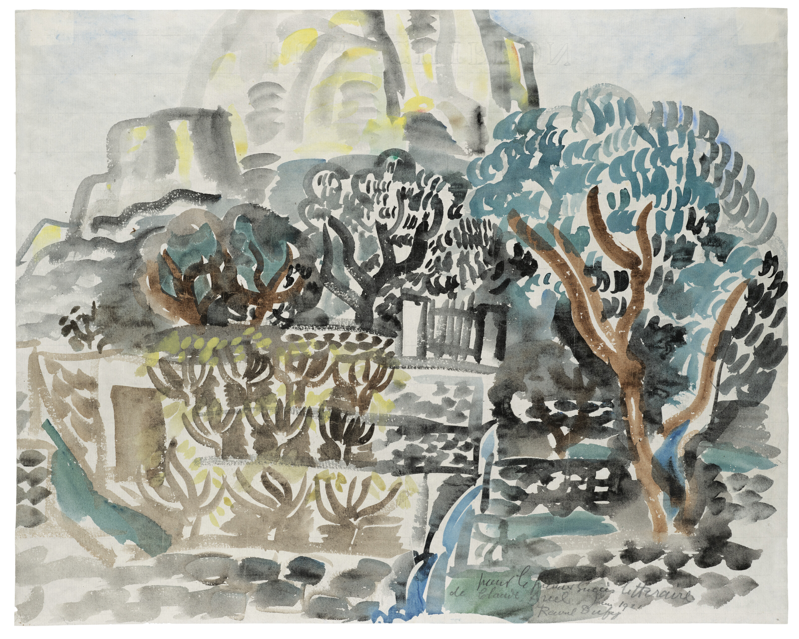 Raoul Dufy — Ле-Бау-де-Сен-Жанне, изображение 2