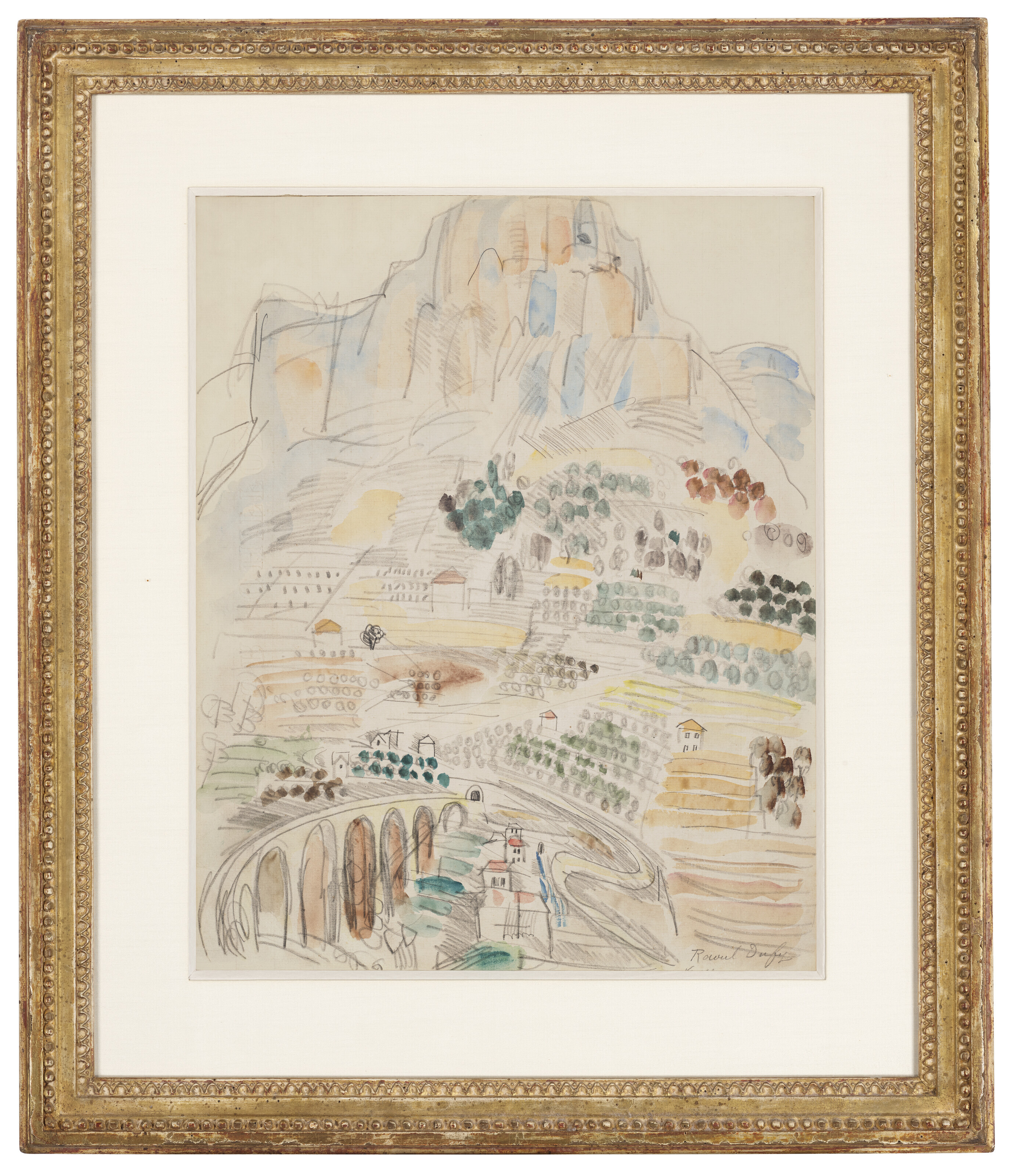 Raoul Dufy — Vue de Vence au pied de Saint-Jeannet, изображение 2