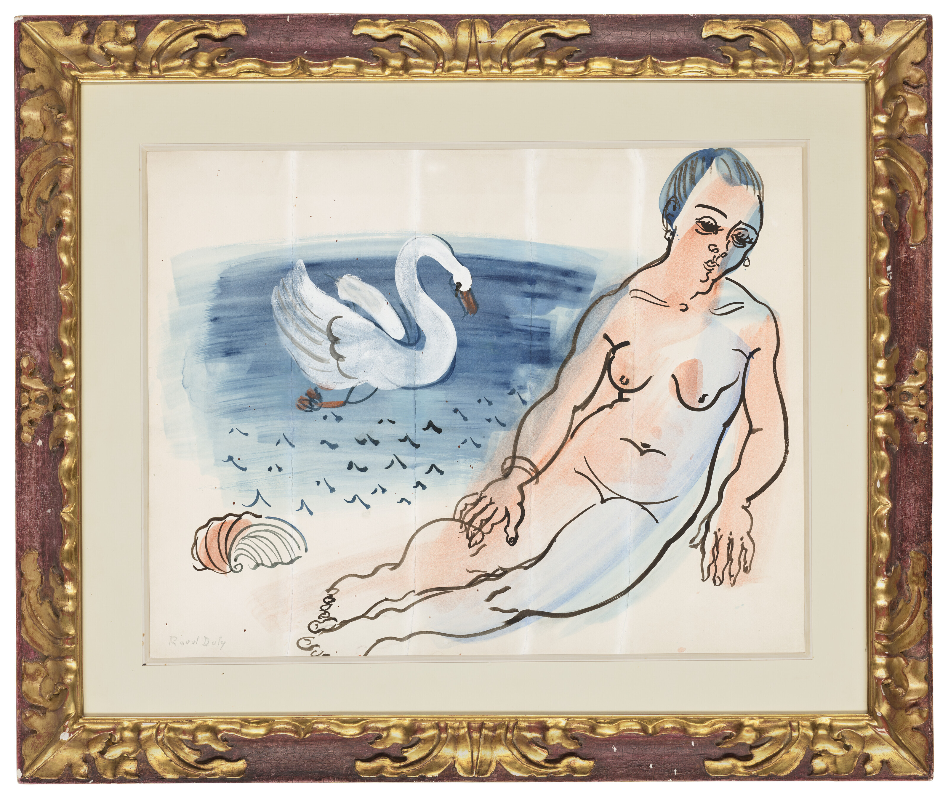 Raoul Dufy — Léda et le cygne, изображение 2
