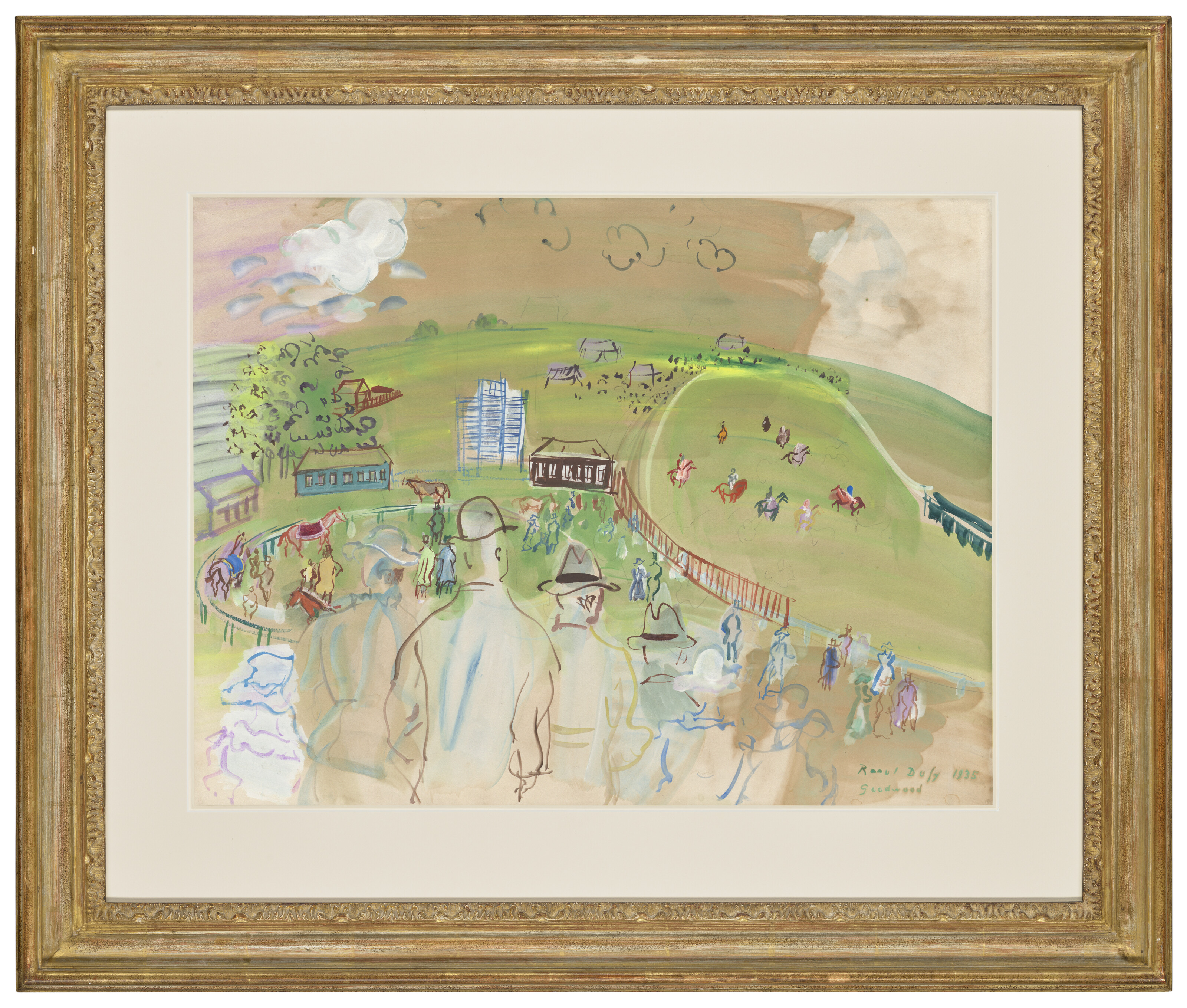 Raoul Dufy — Scène de courses à Goodwood, изображение 2