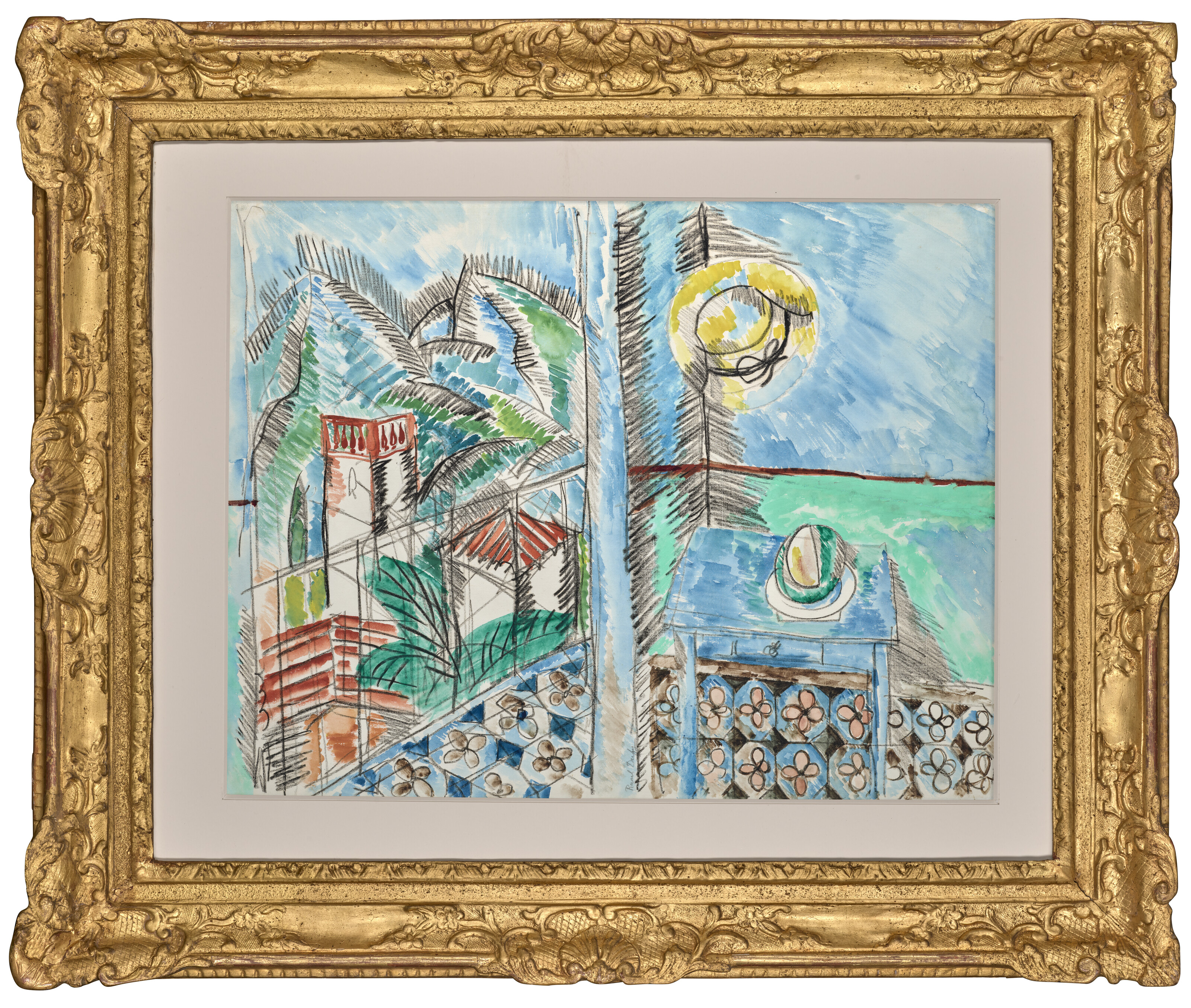 Raoul Dufy — Le chapeau jaune, изображение 2