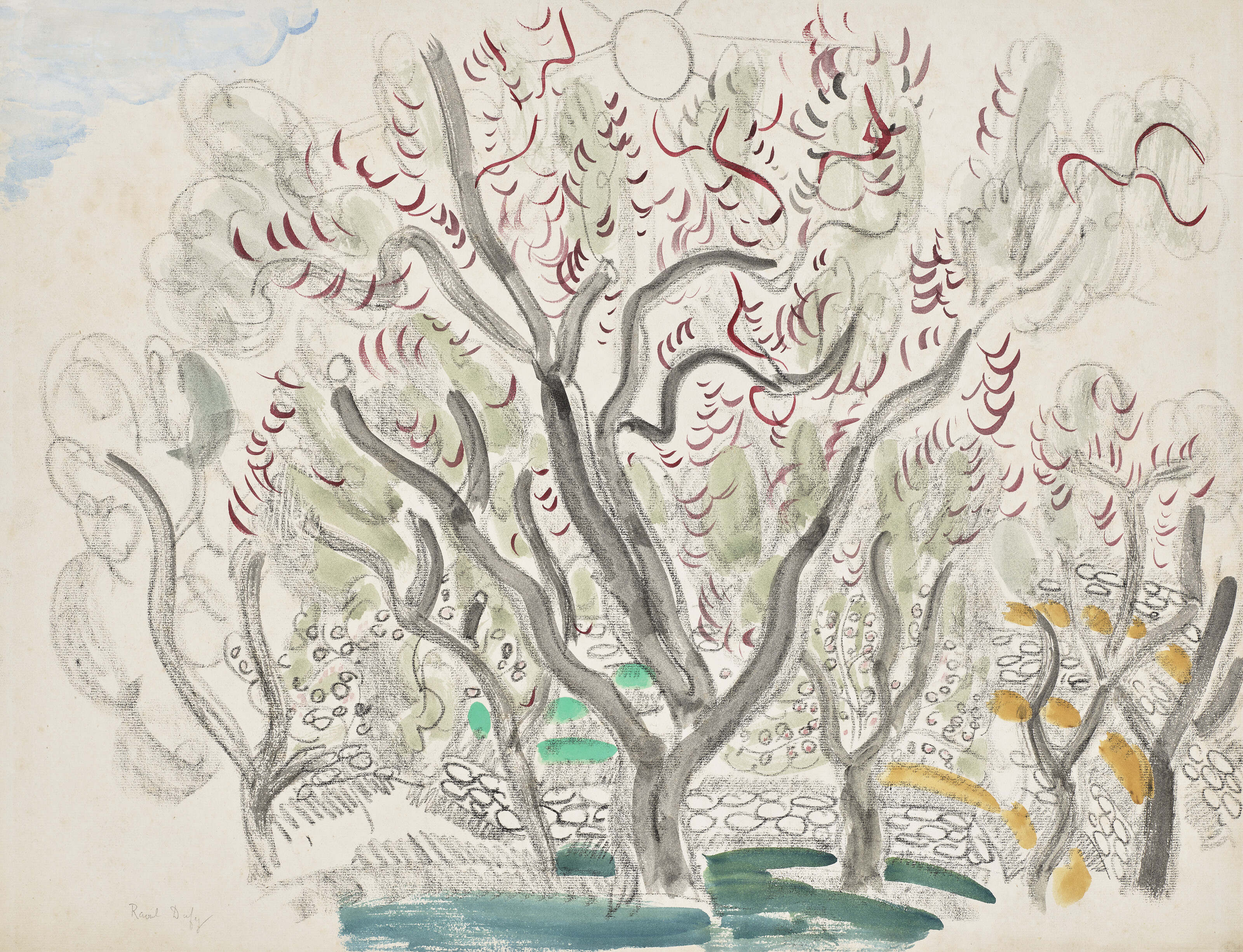 Raoul Dufy — Oliviers