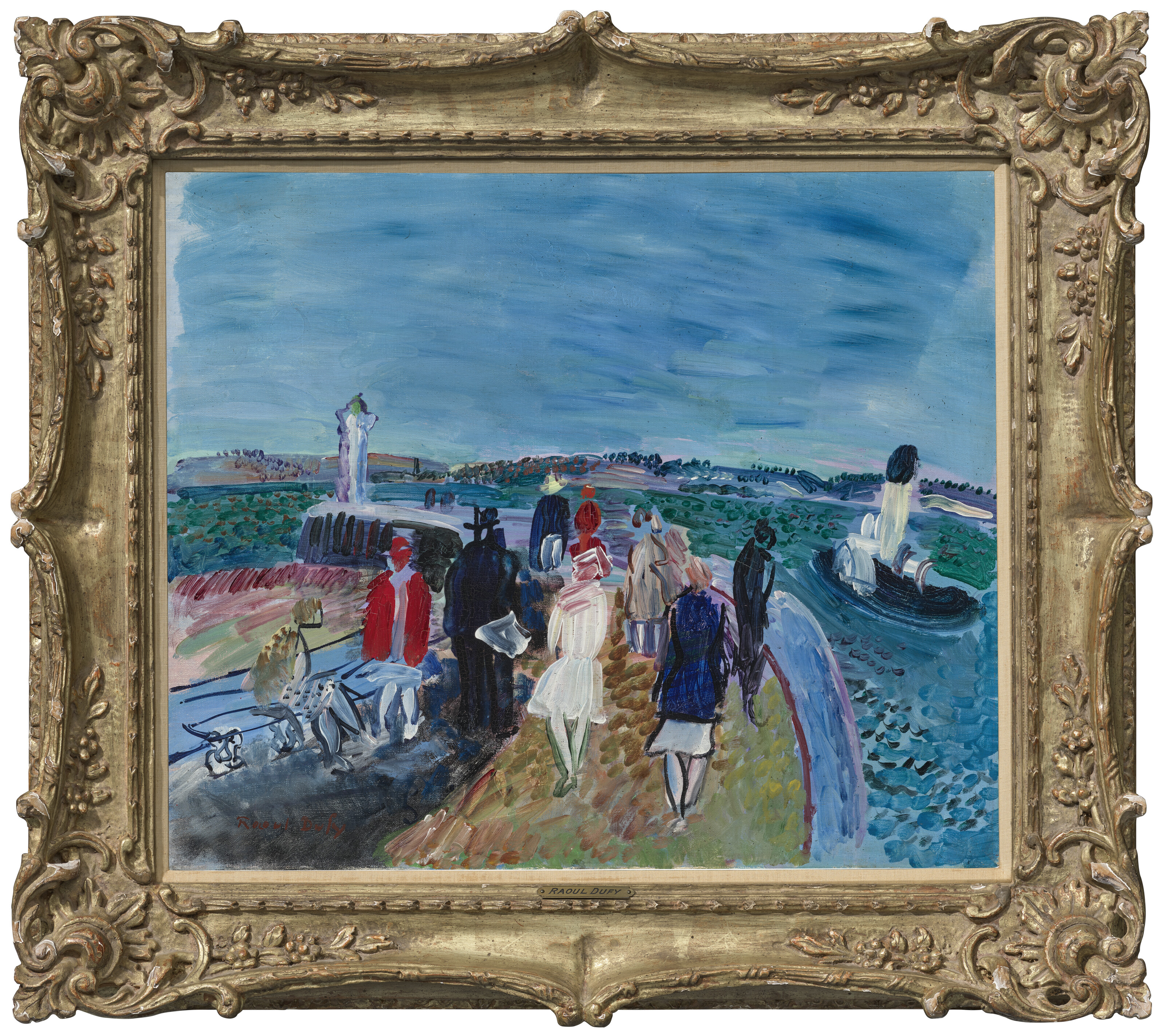 Raoul Dufy — La jetée à Honfleur, изображение 3