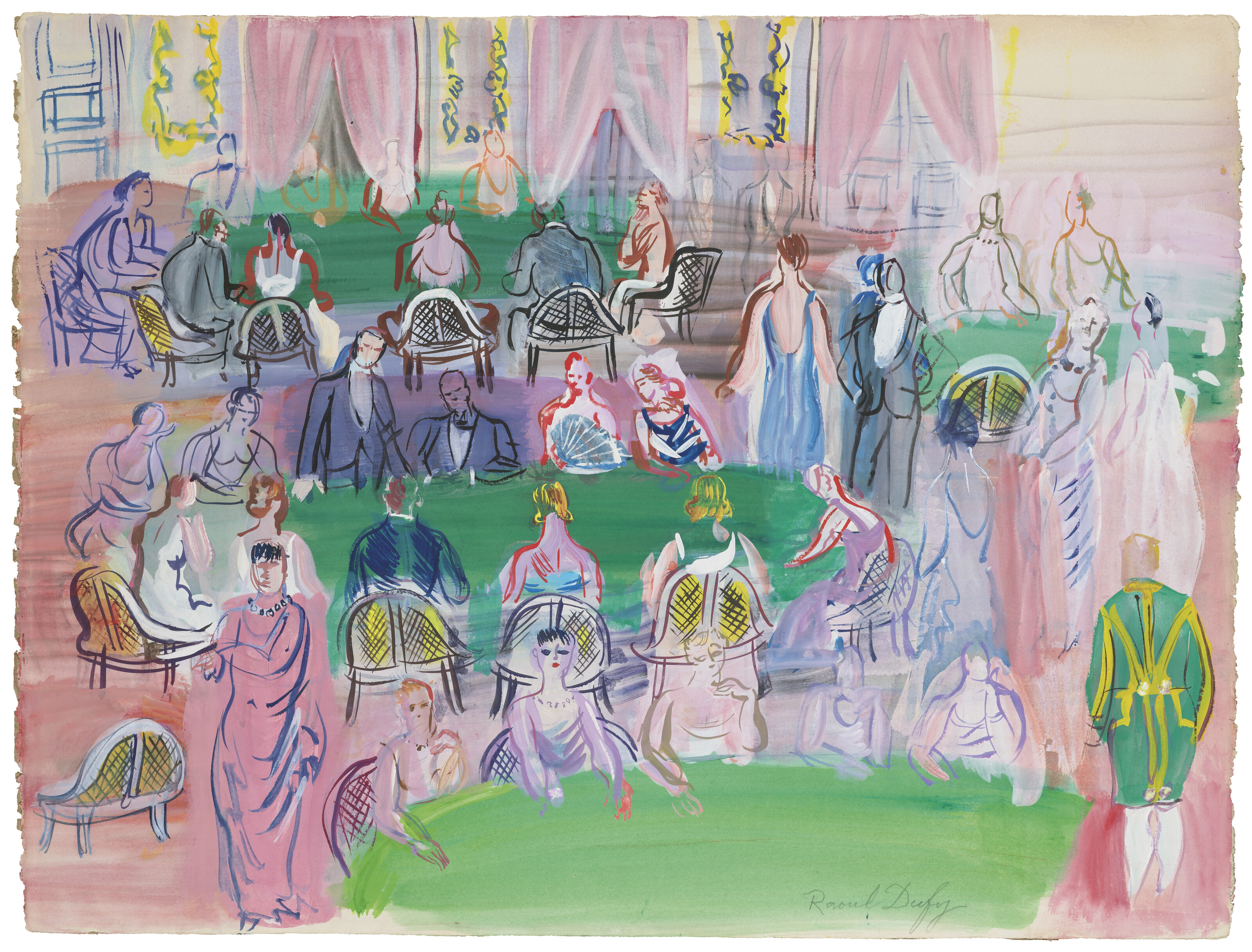 Raoul Dufy — Baccarat, изображение 2