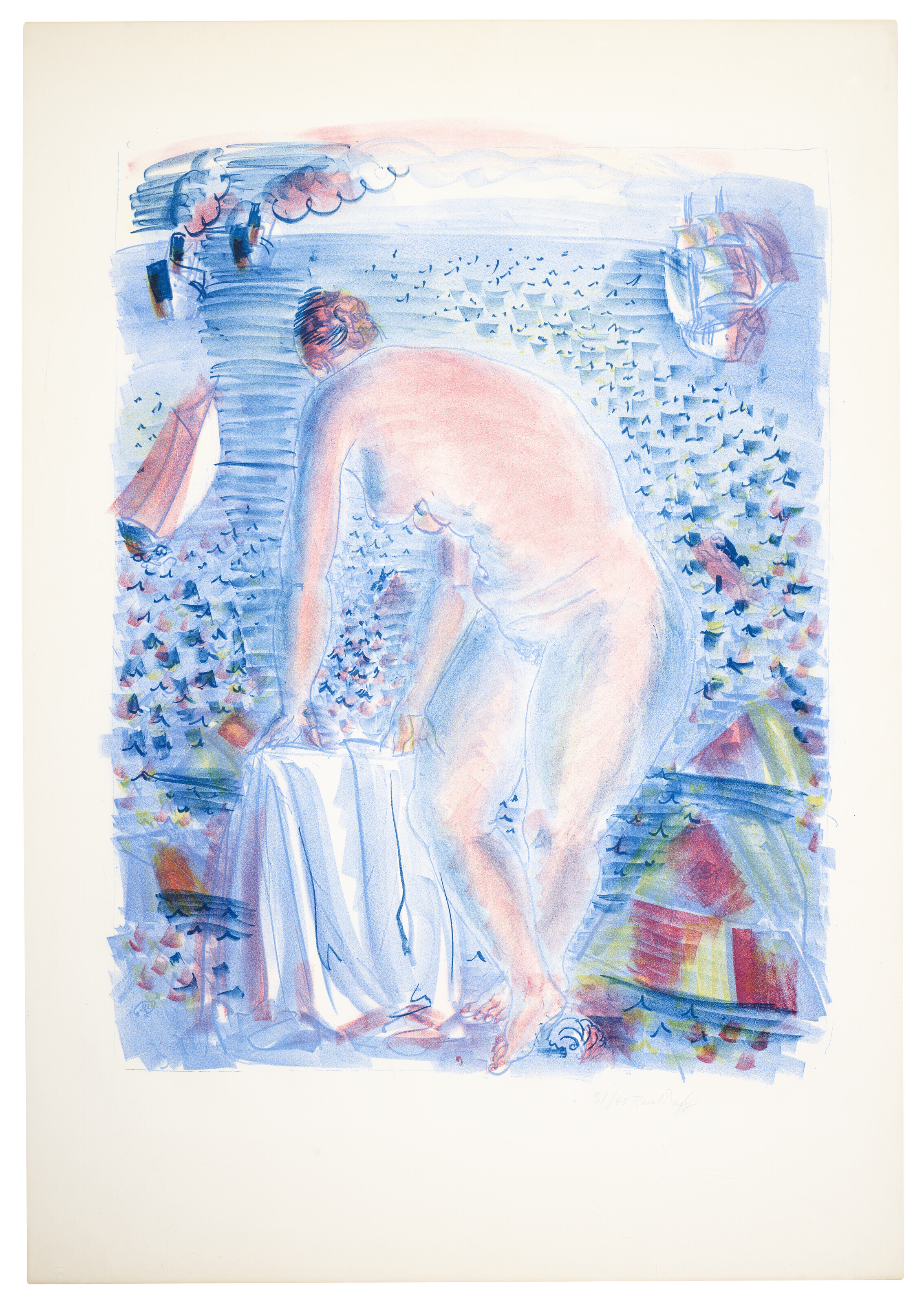 Raoul Dufy — La grande Baigneuse