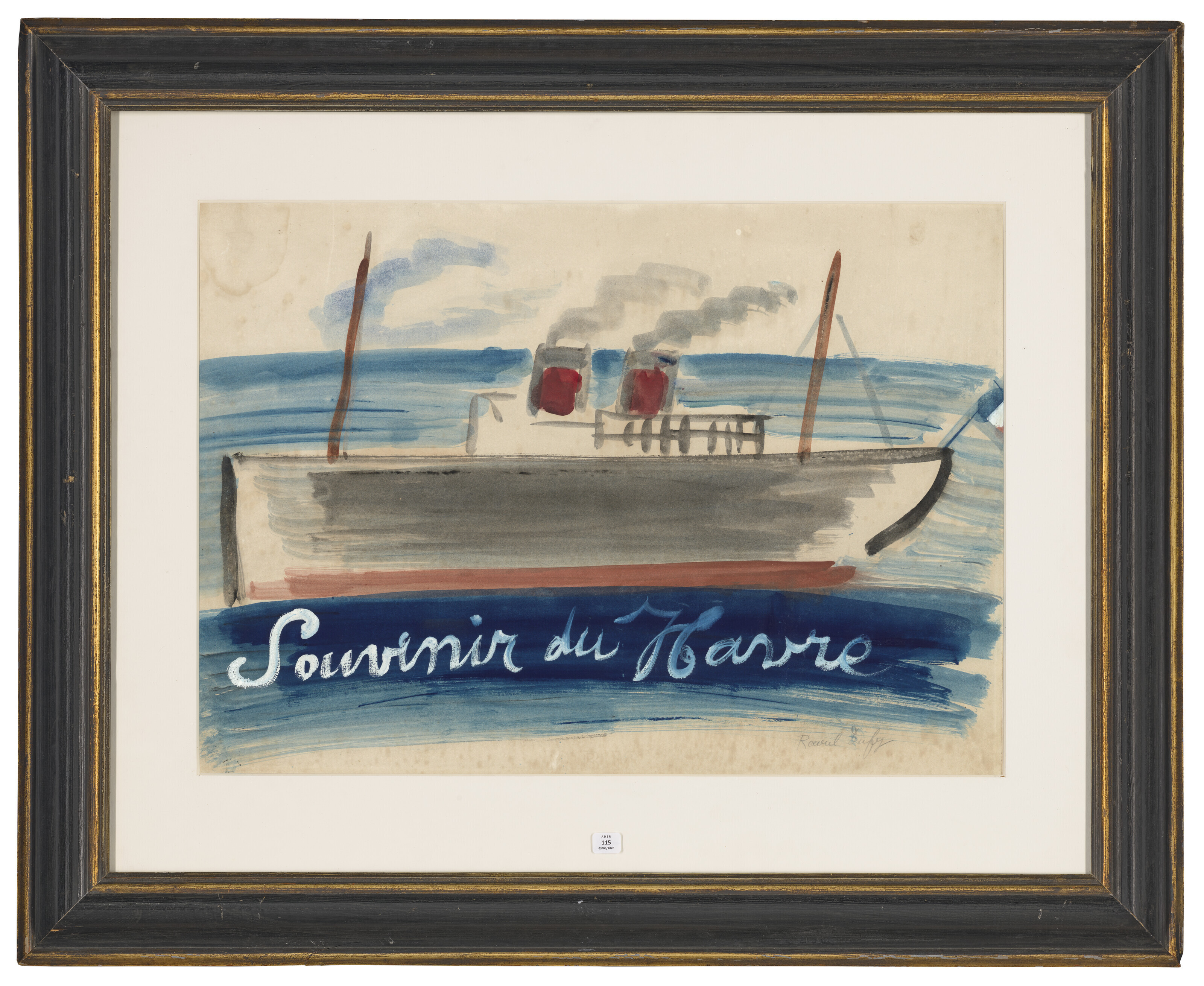 Raoul Dufy — Souvenir du Havre, изображение 2