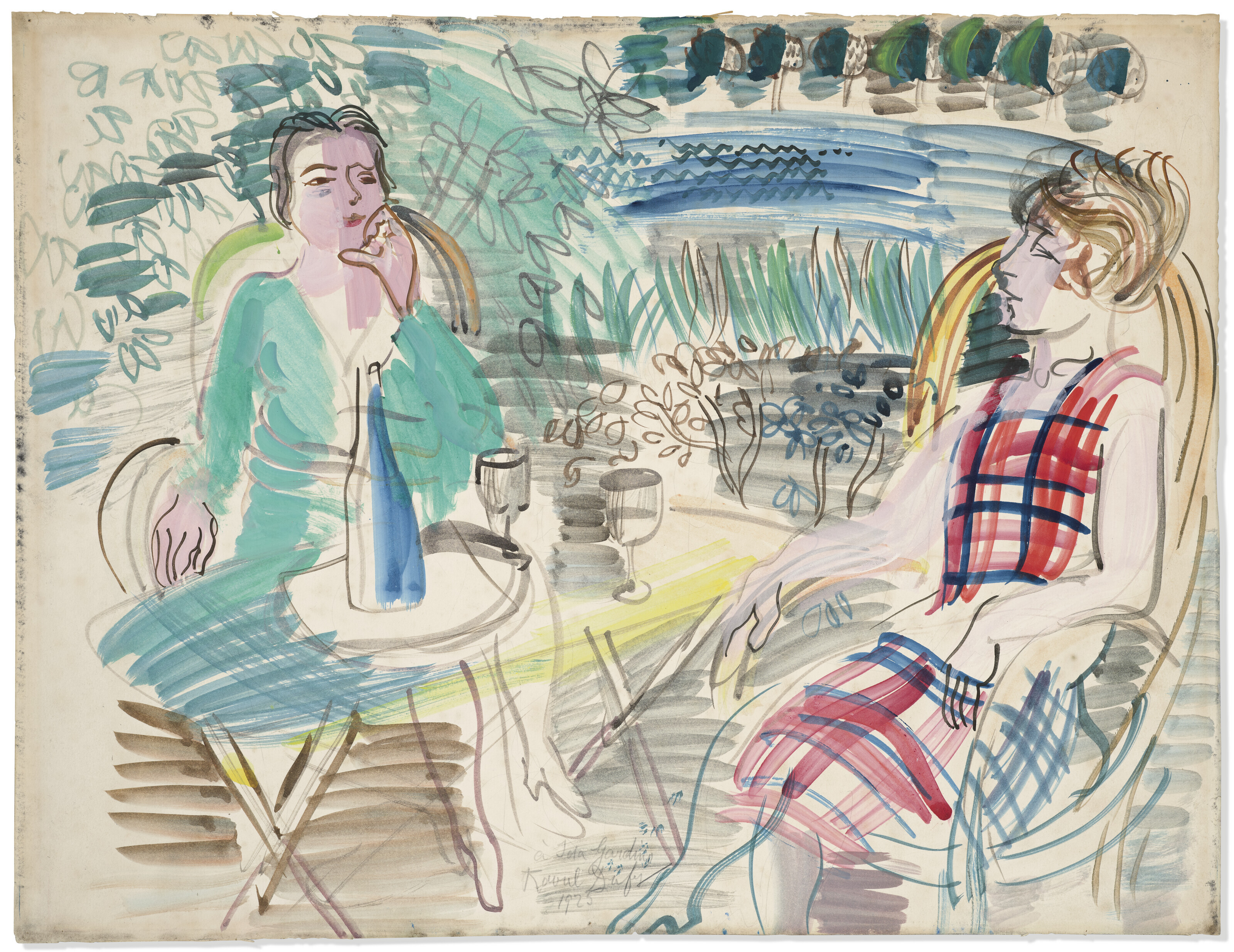 Raoul Dufy — Au jardin, изображение 3
