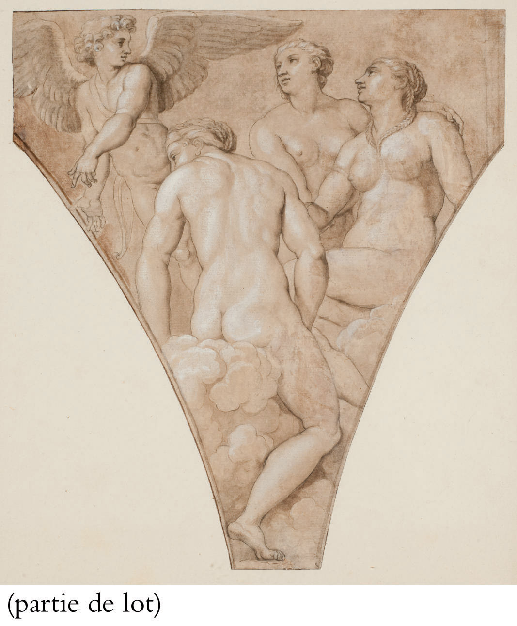 Raphael — Les trois Grâces avec l'Amour, d'après Raphaël