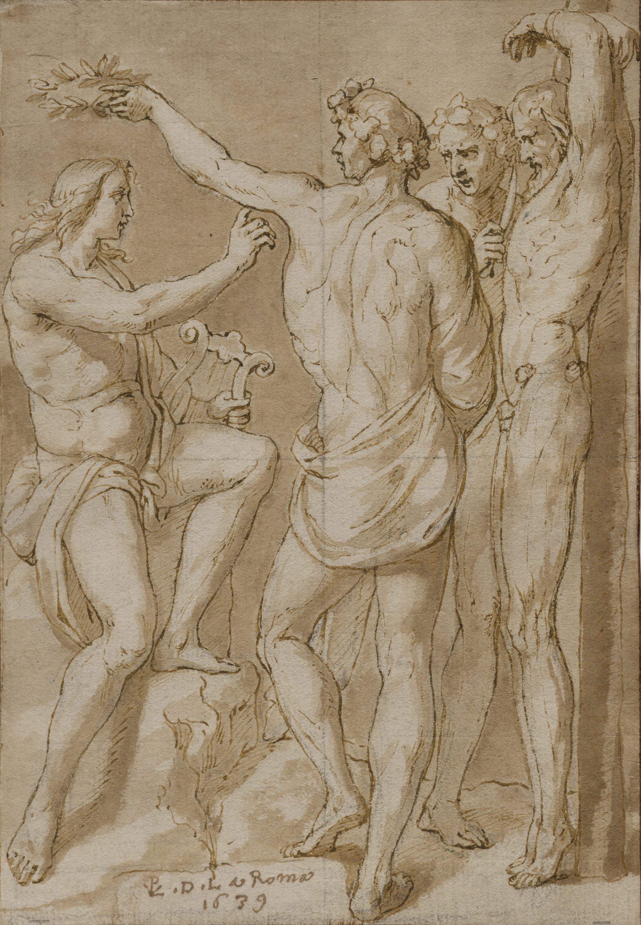 Raphael — Apollon et Marsyas, d'après Raphaël