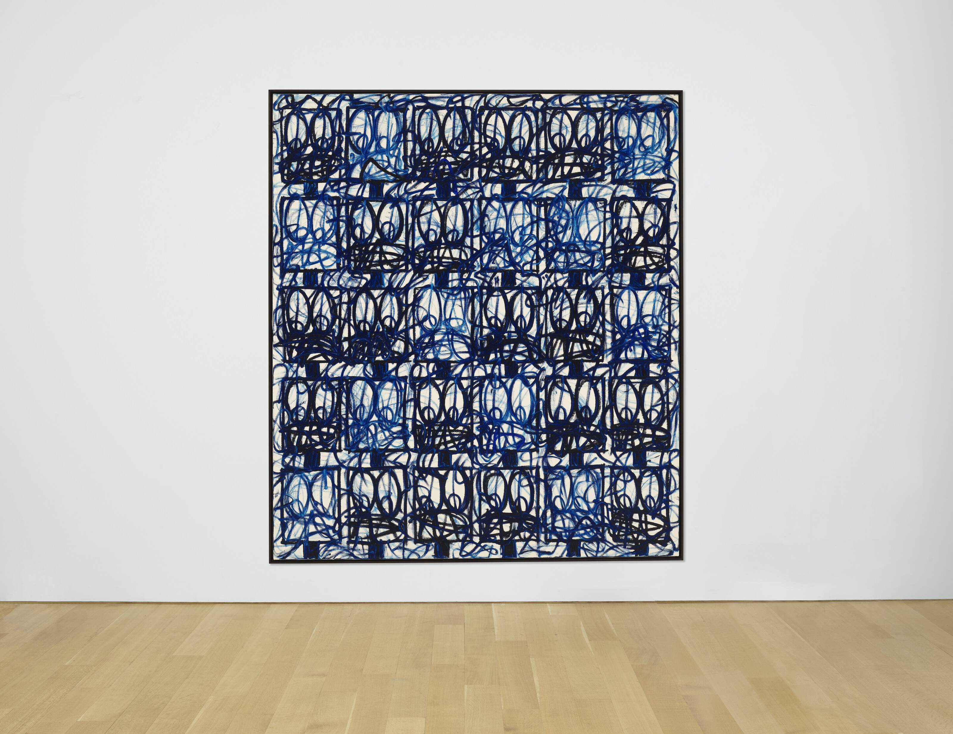 Rashid Johnson — Bruise Painting "U.S. Blue", изображение 2