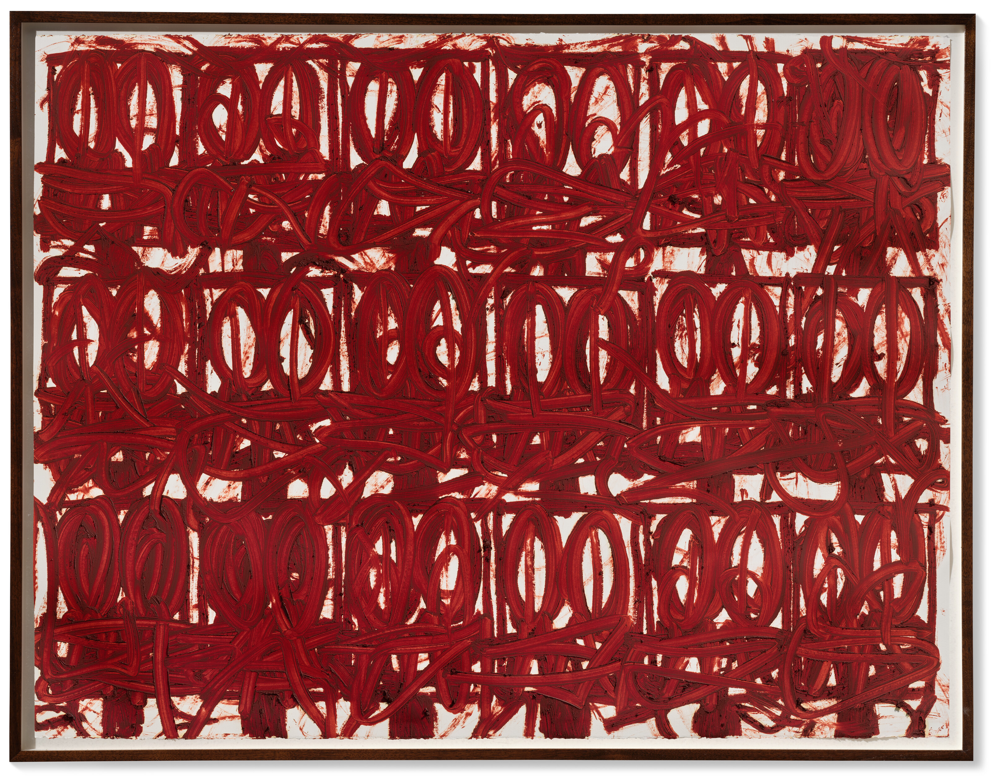 Rashid Johnson — Untitled Anxious Red Drawing, изображение 2