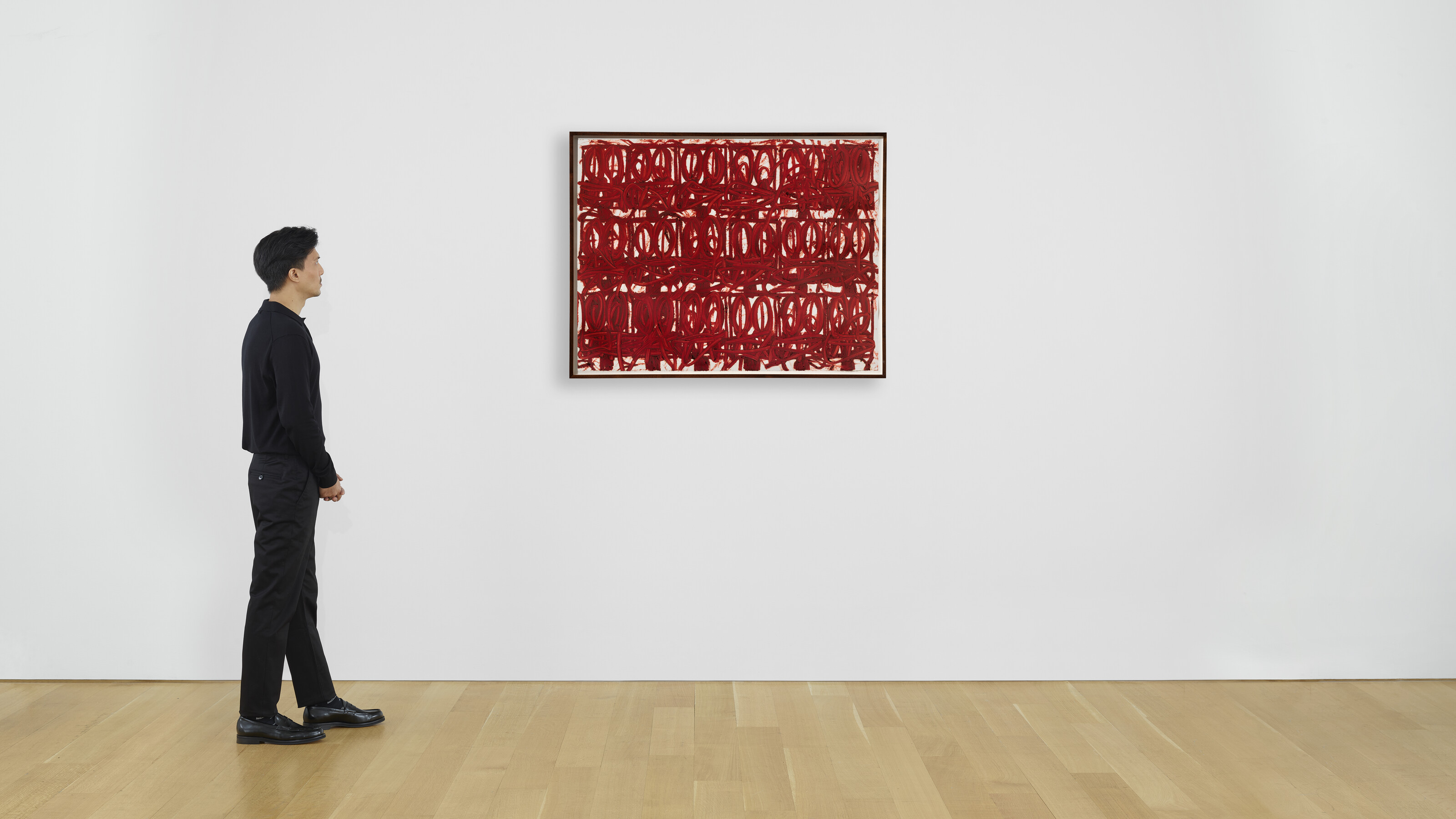 Rashid Johnson — Untitled Anxious Red Drawing, изображение 4