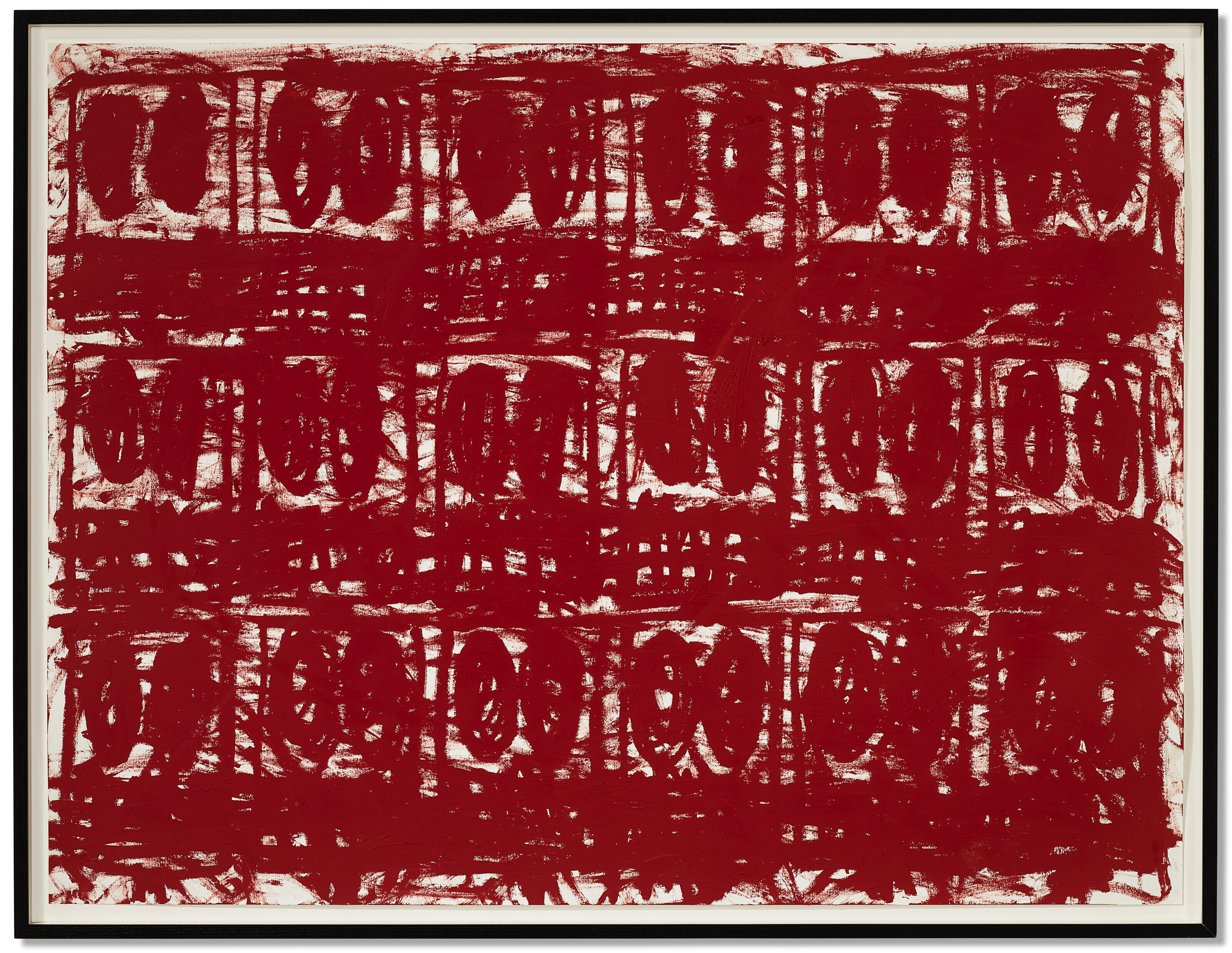 Rashid Johnson — Untitled Anxious Red Drawing, изображение 2