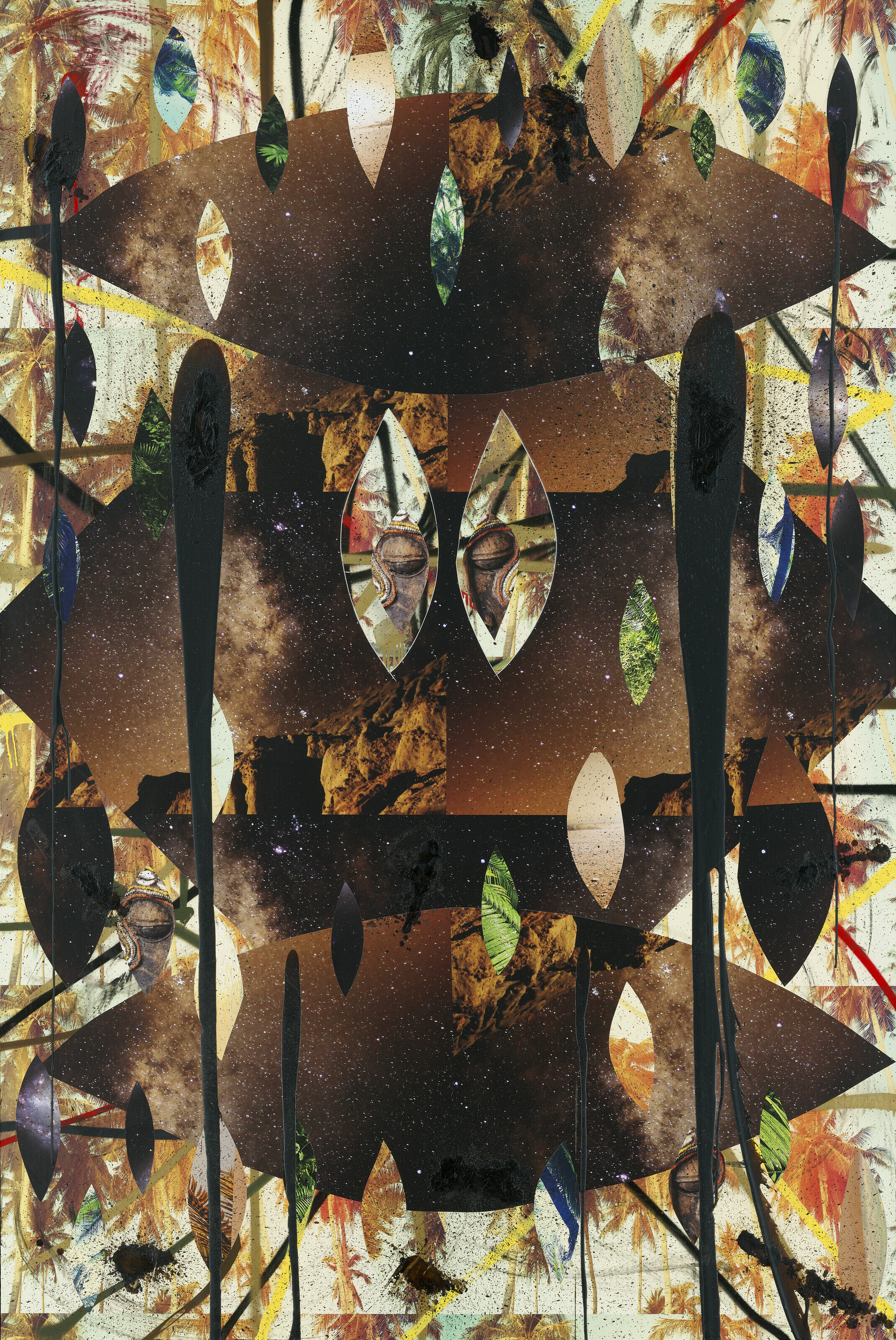 Rashid Johnson — Untitled Escape Collage, изображение 2