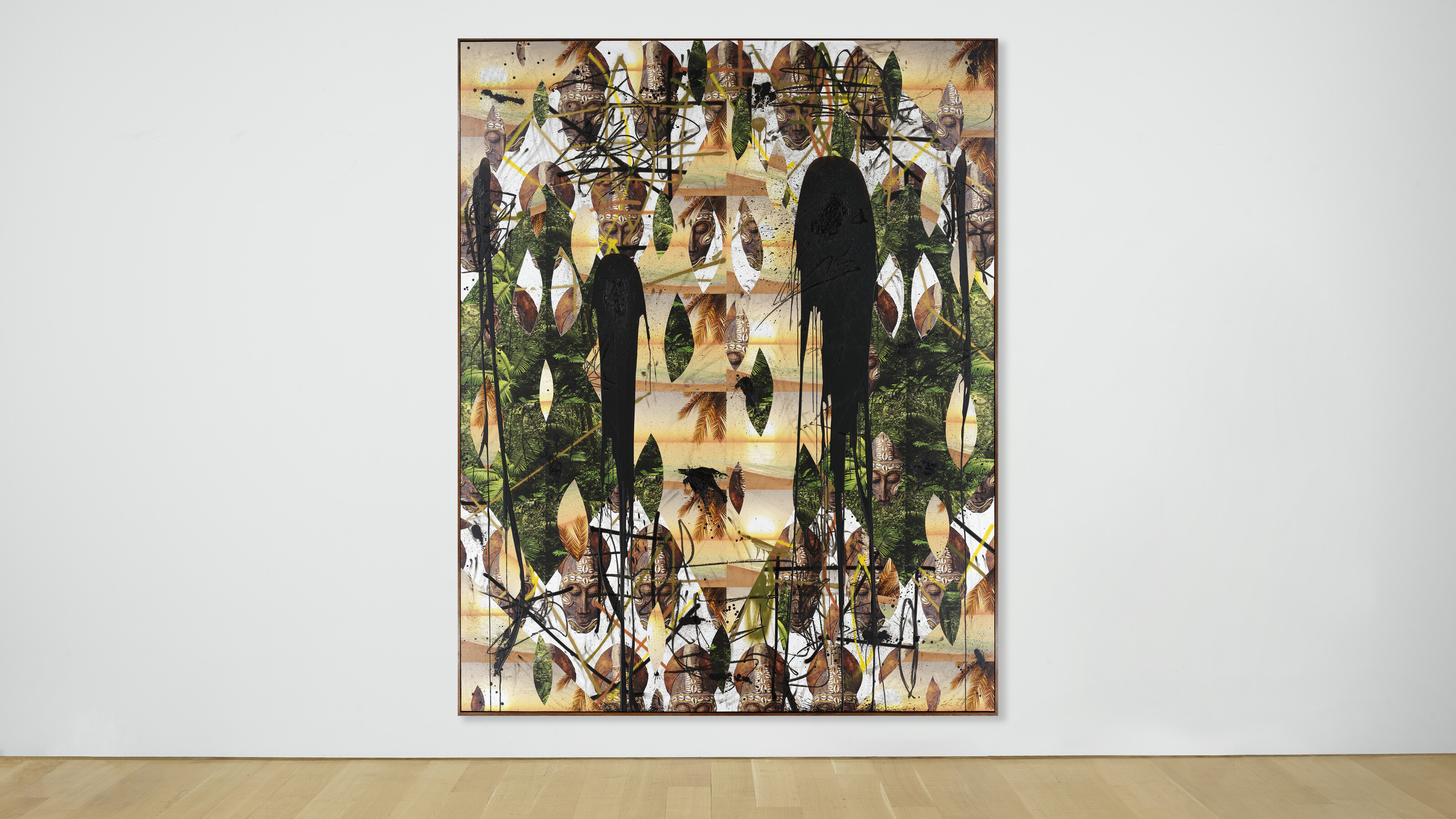 Rashid Johnson — Untitled Mask Collage, изображение 3