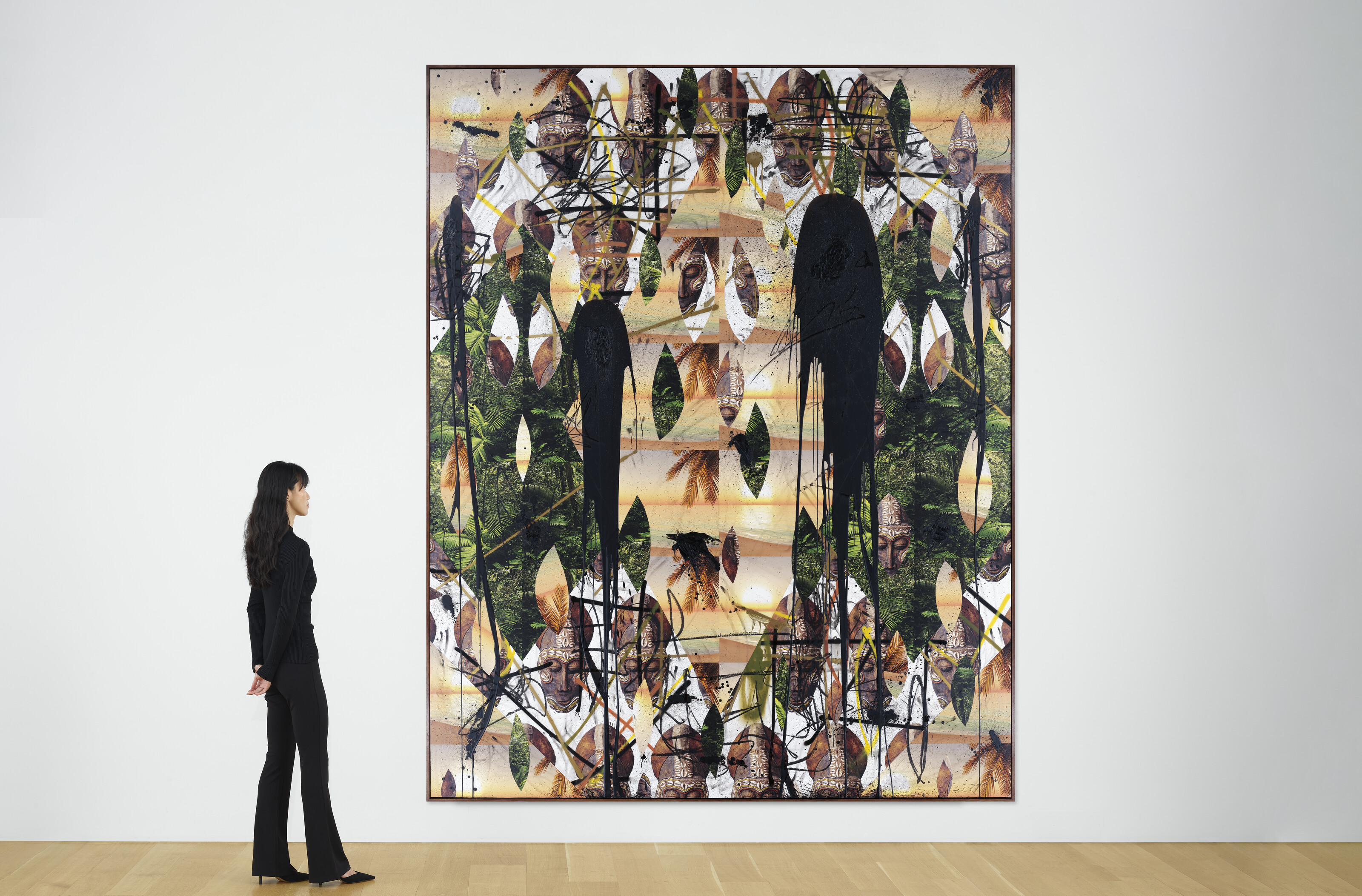 Rashid Johnson — Untitled Mask Collage, изображение 4