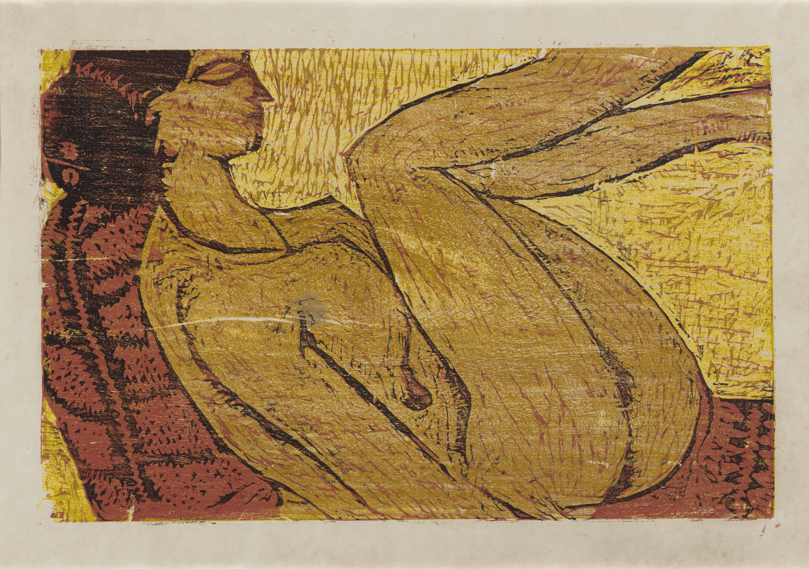 Ravinder Reddy — Untitled (Reclining Nude)