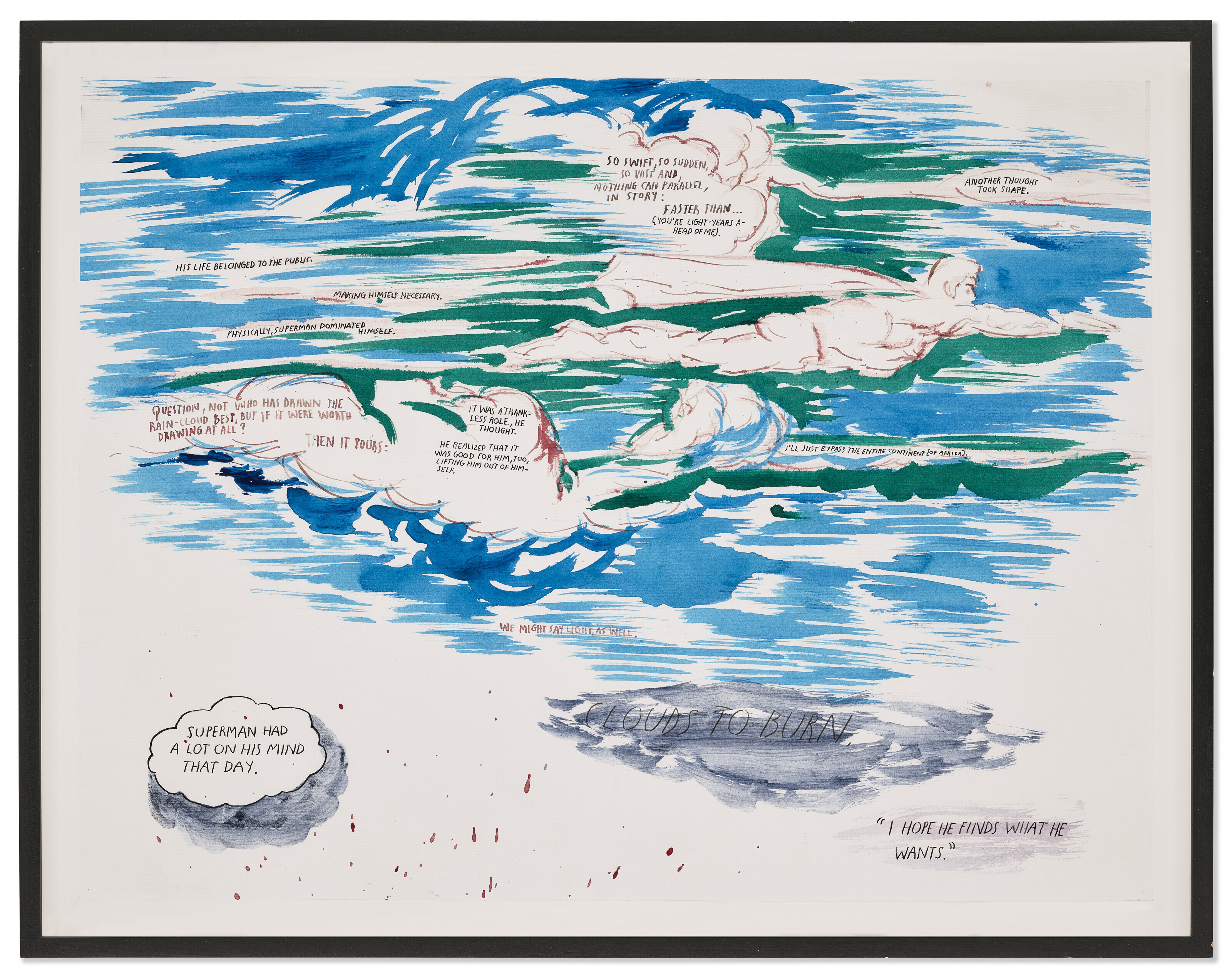 Raymond Pettibon — No Title (So Swift / His Life Belonged), изображение 2
