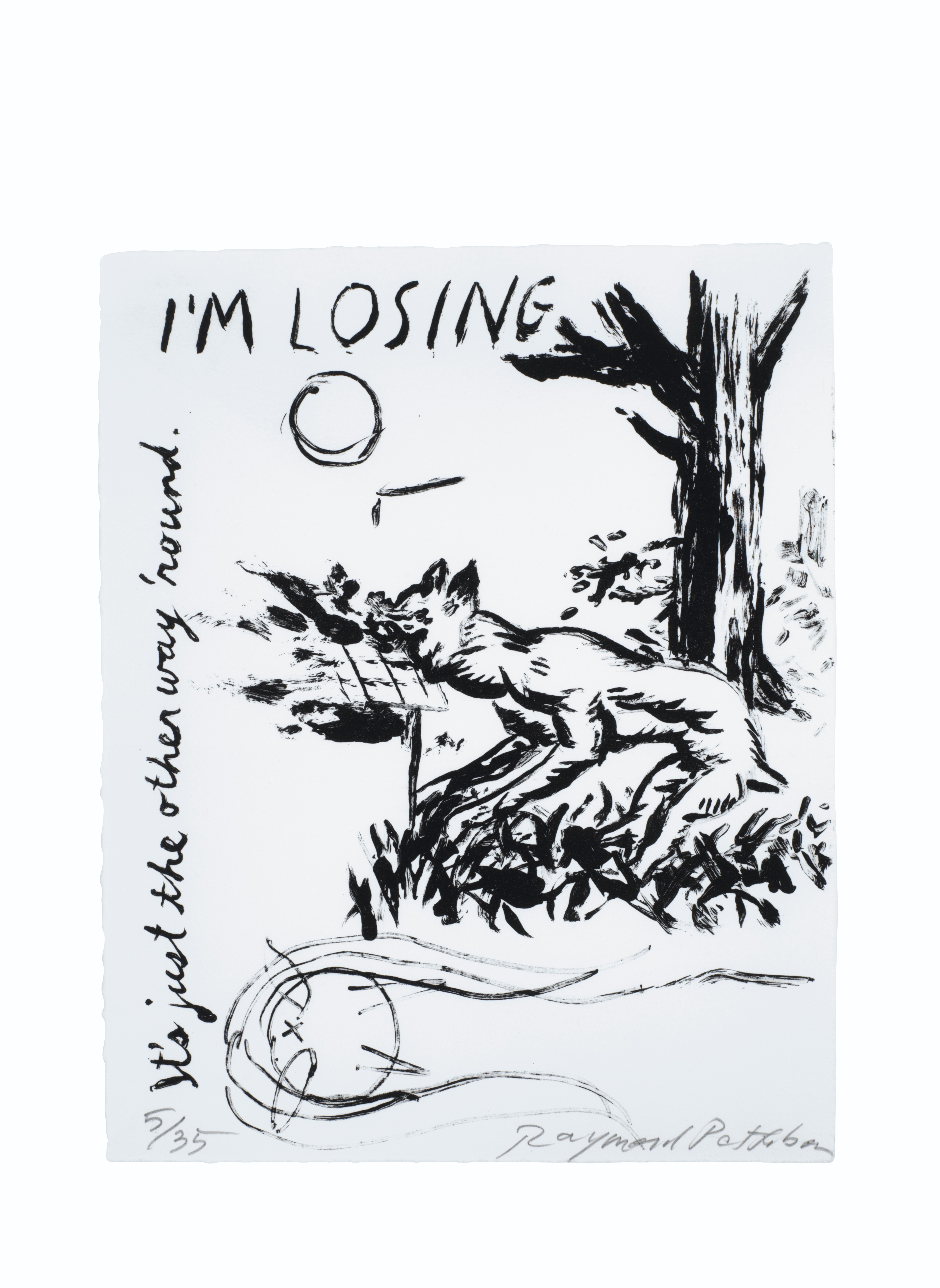 Raymond Pettibon — Untitled (I'm Losing the Big Picture In the Full Story of My Life), изображение 2