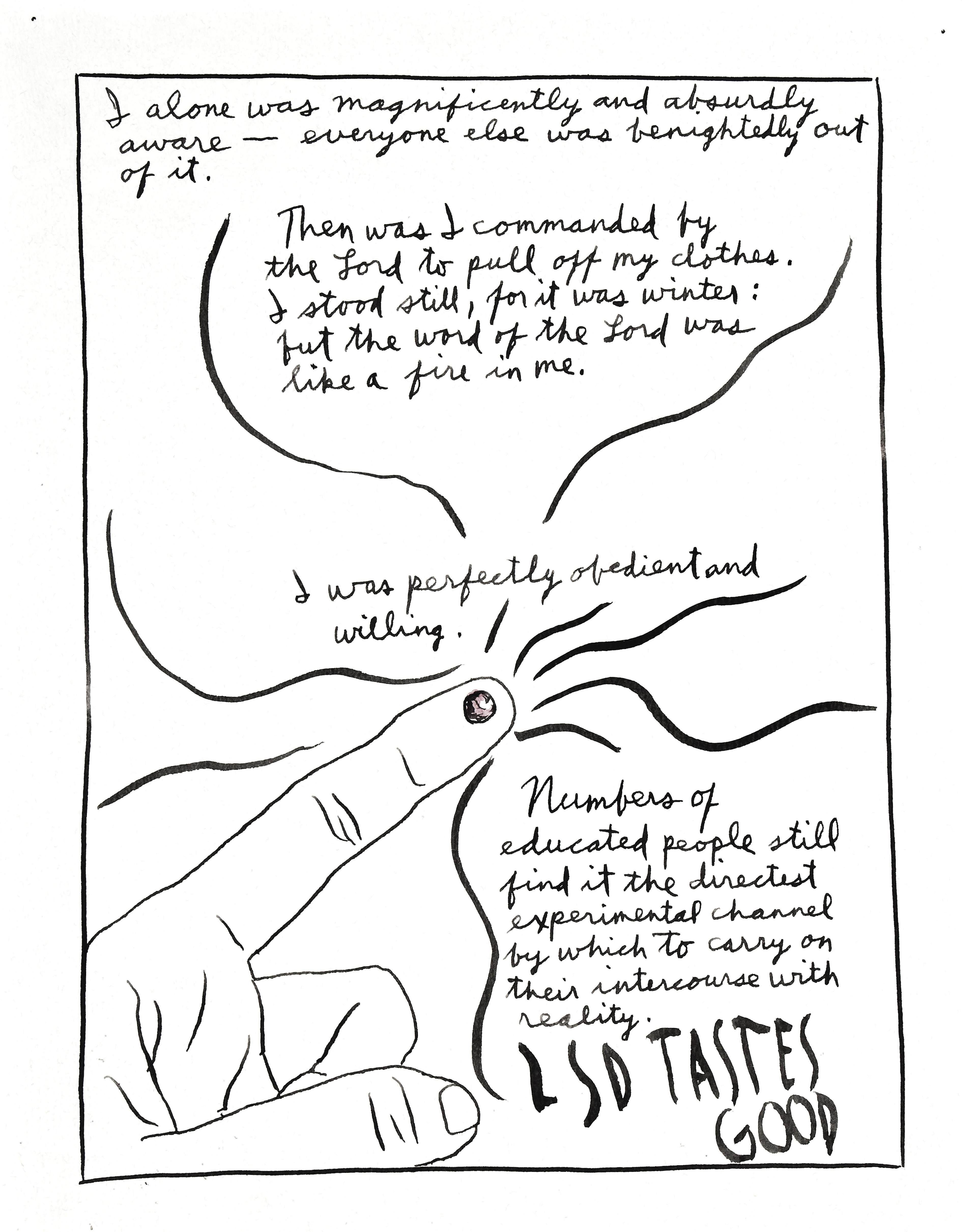 Raymond Pettibon — Untitled (I Alone Was... )