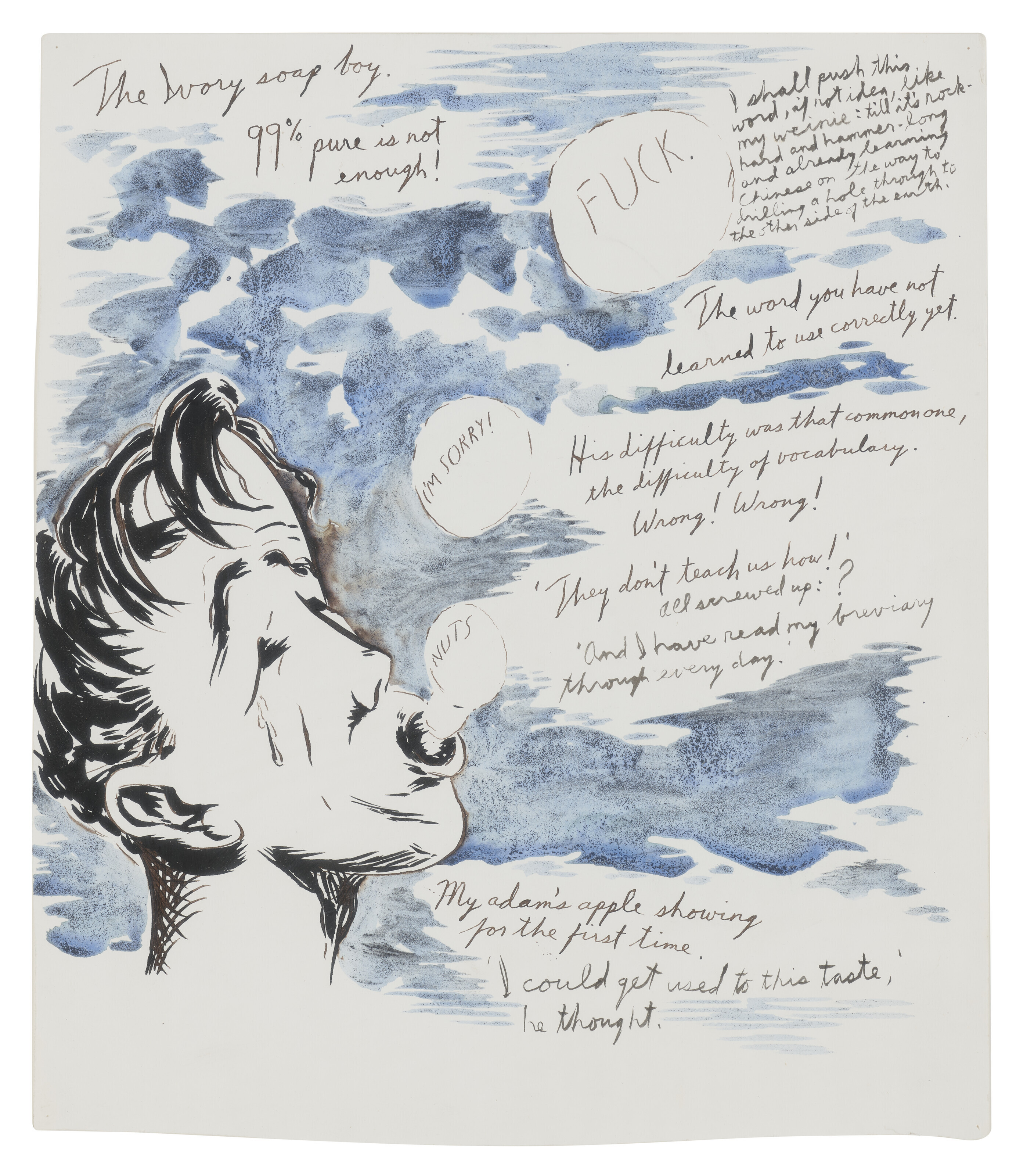 Raymond Pettibon — No Title (The ivory soap...)