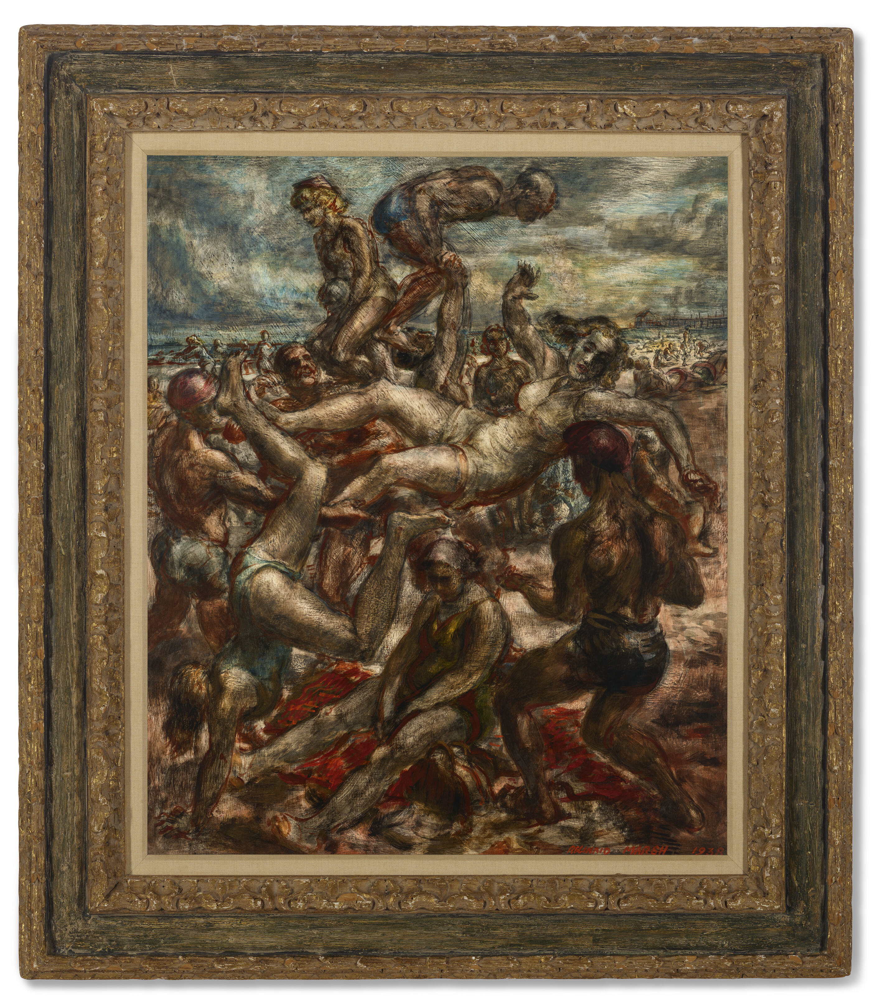 Reginald Marsh — Пляж Кони-Айленд, № 3, изображение 2