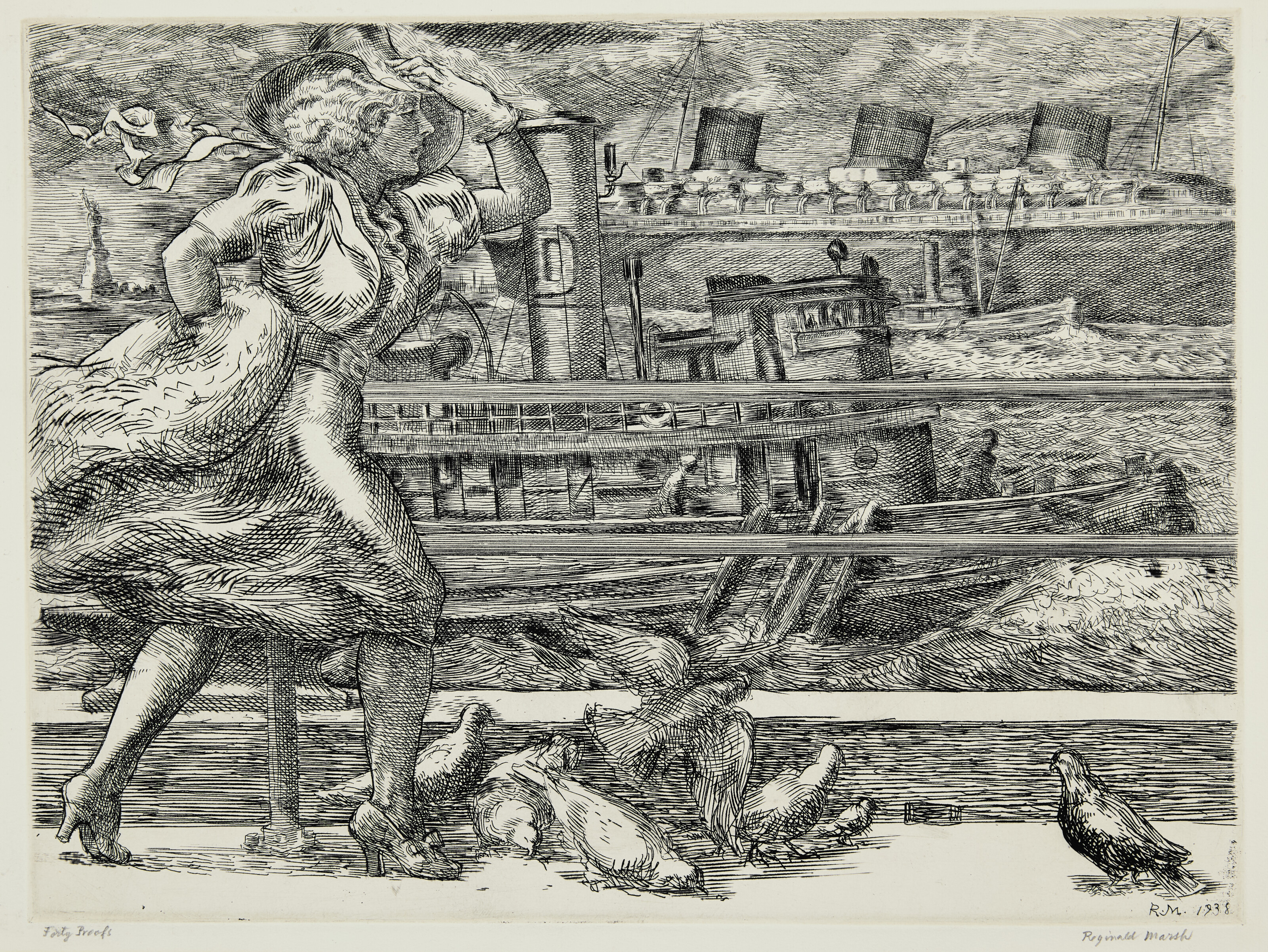 Reginald Marsh — Аккумулятор (красавицы)
