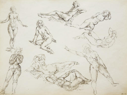 Reginald Marsh — Этюды в обнаженном виде