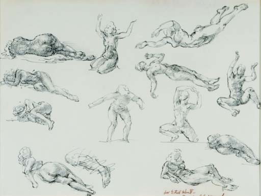 Reginald Marsh — Изучение человеческой фигуры