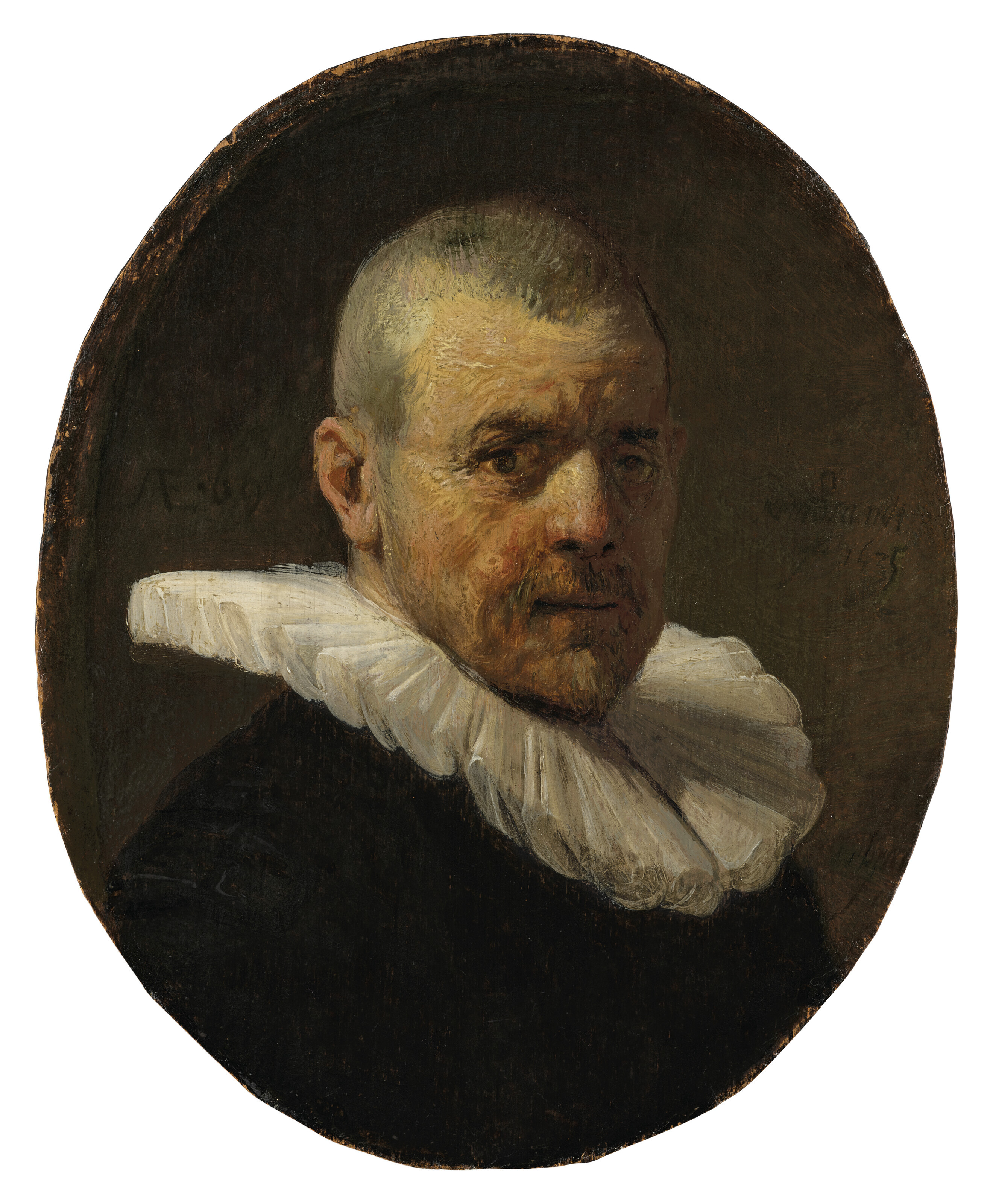 Rembrandt van Rijn — Портрет Яна Виллемса. ван дер Плюйма (ок.1565-1644), во весь рост; и портрет Яапгена Карелса (1565-1640), во весь рост., изображение 2