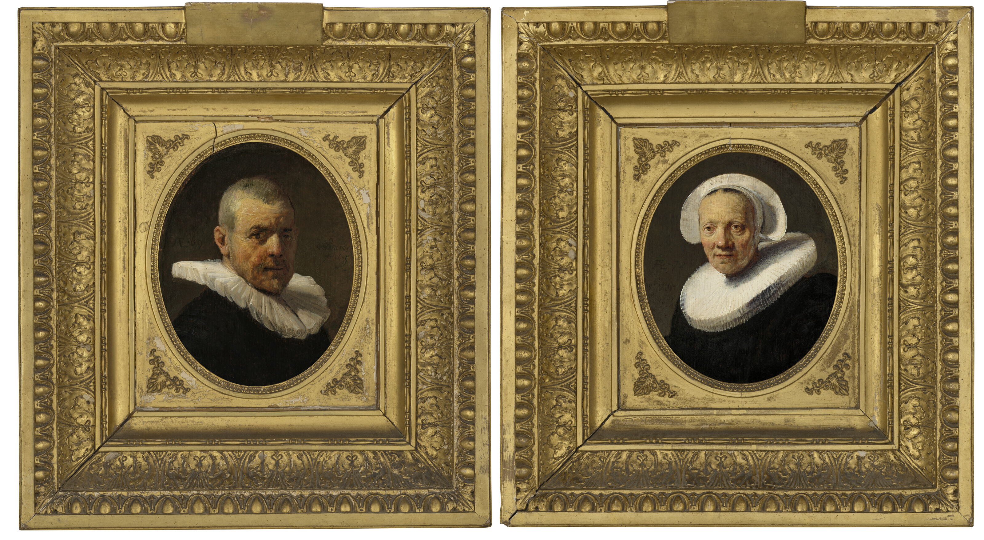 Rembrandt van Rijn — Портрет Яна Виллемса. ван дер Плюйма (ок.1565-1644), во весь рост; и портрет Яапгена Карелса (1565-1640), во весь рост., изображение 5
