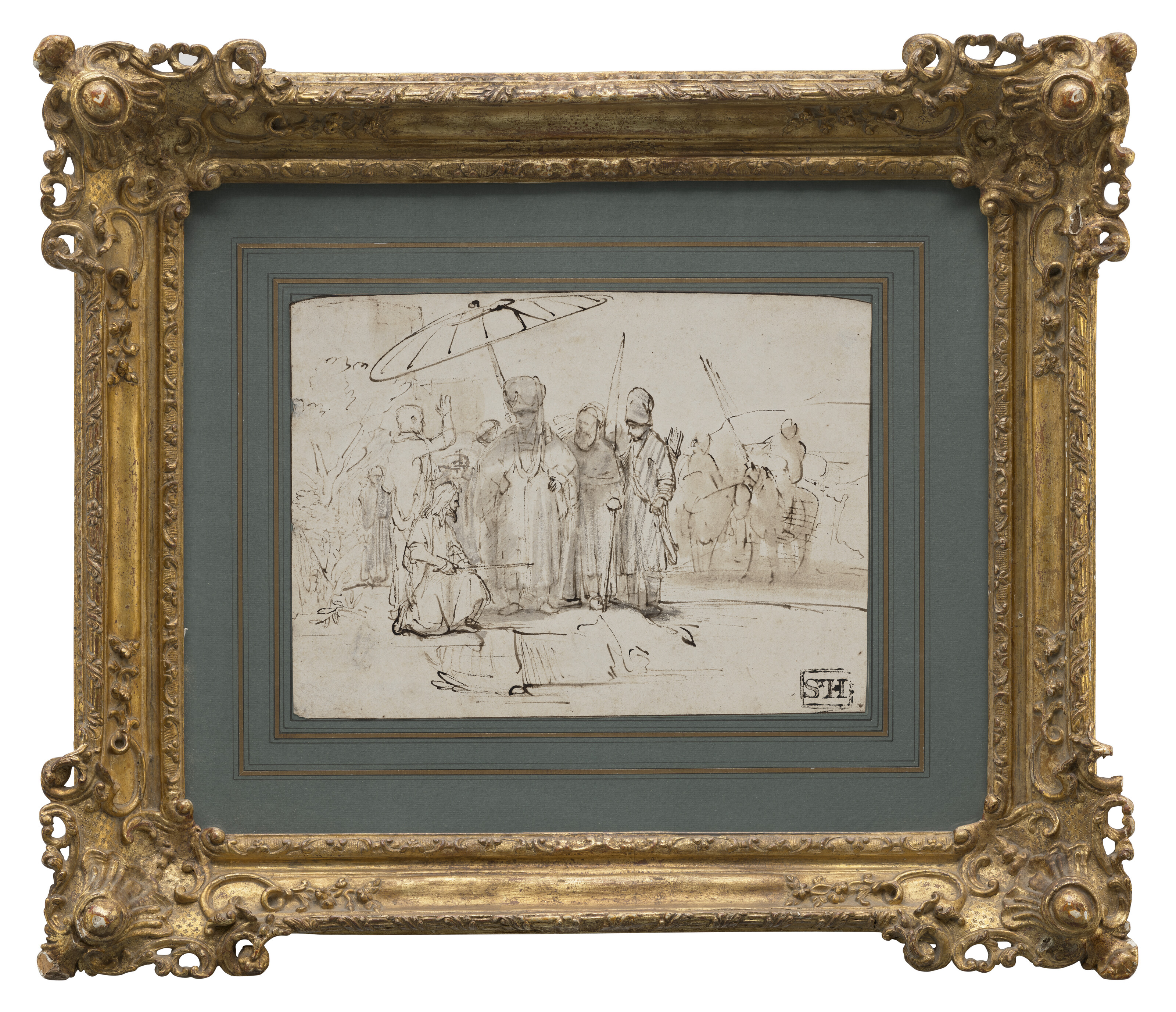 Rembrandt van Rijn — Моисей и Аарон перед фараоном, изображение 2
