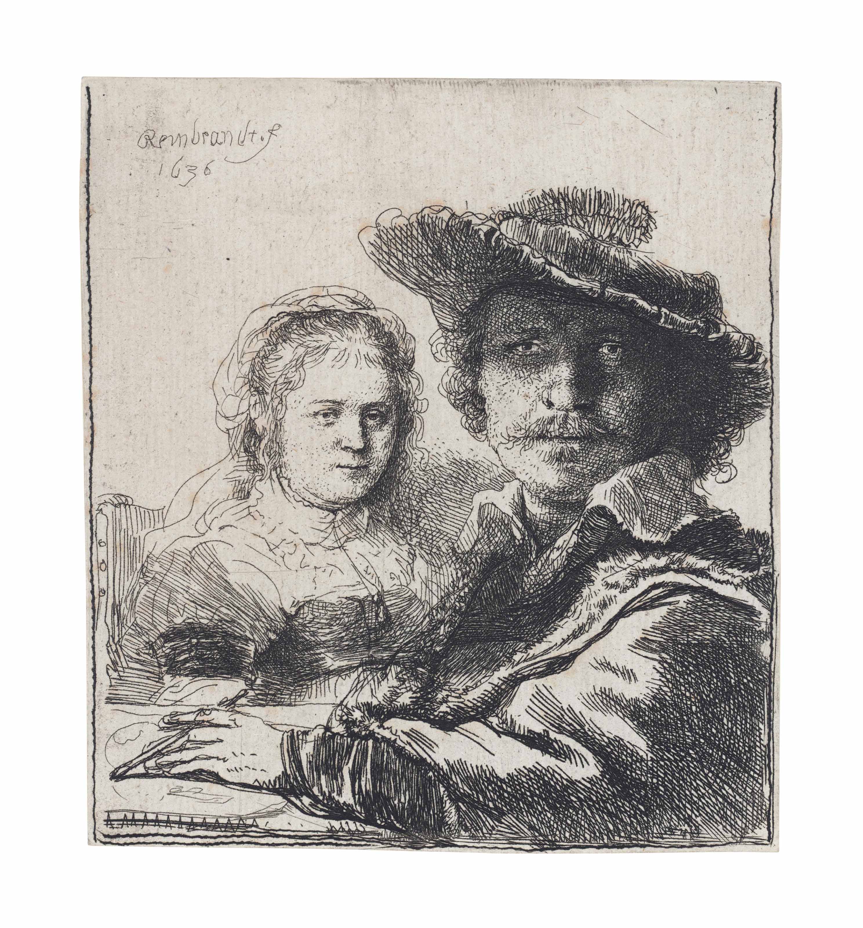 Rembrandt van Rijn — Автопортрет с Саскией