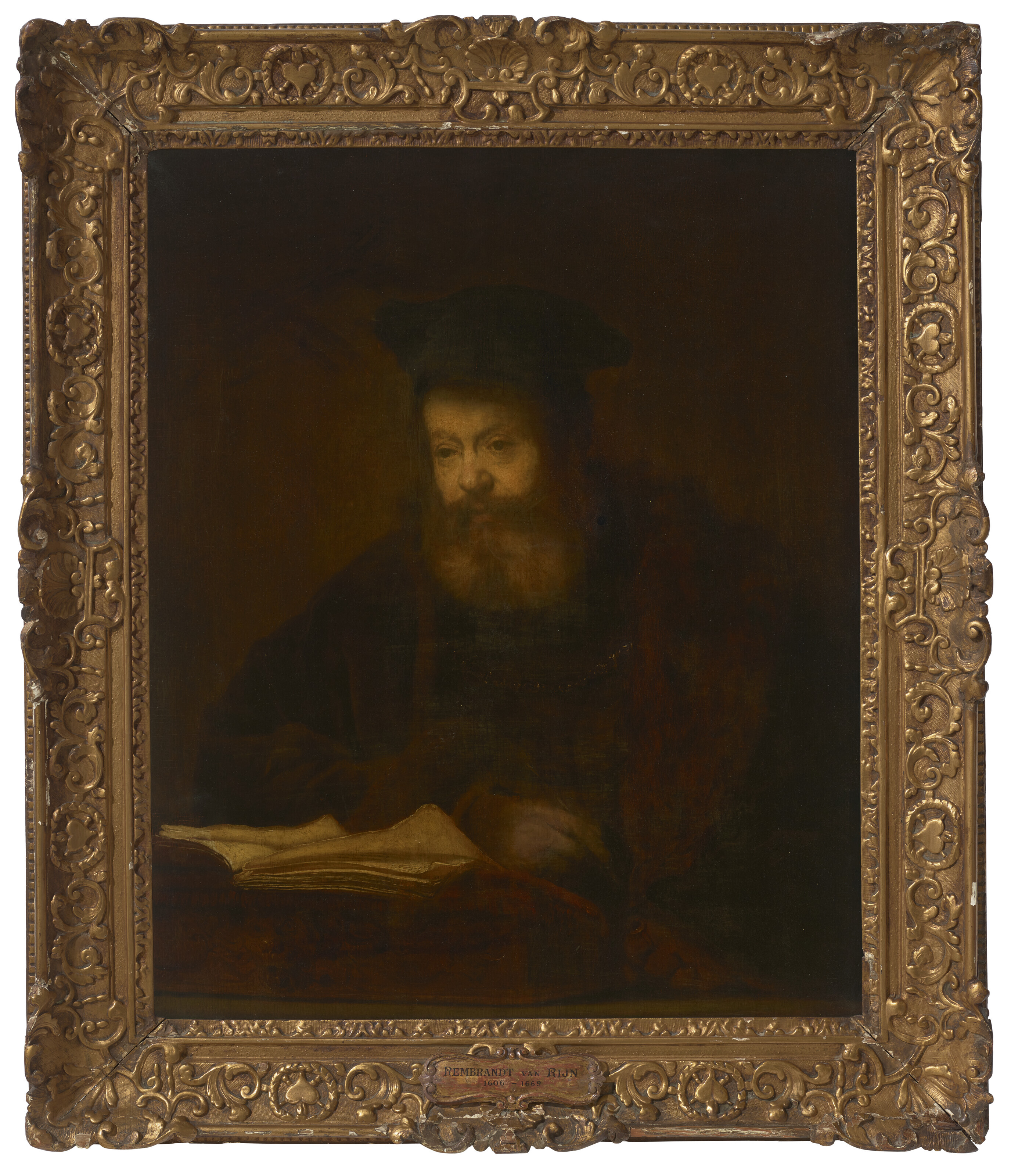 Rembrandt van Rijn — Ученый за своим письменным столом, изображение 2