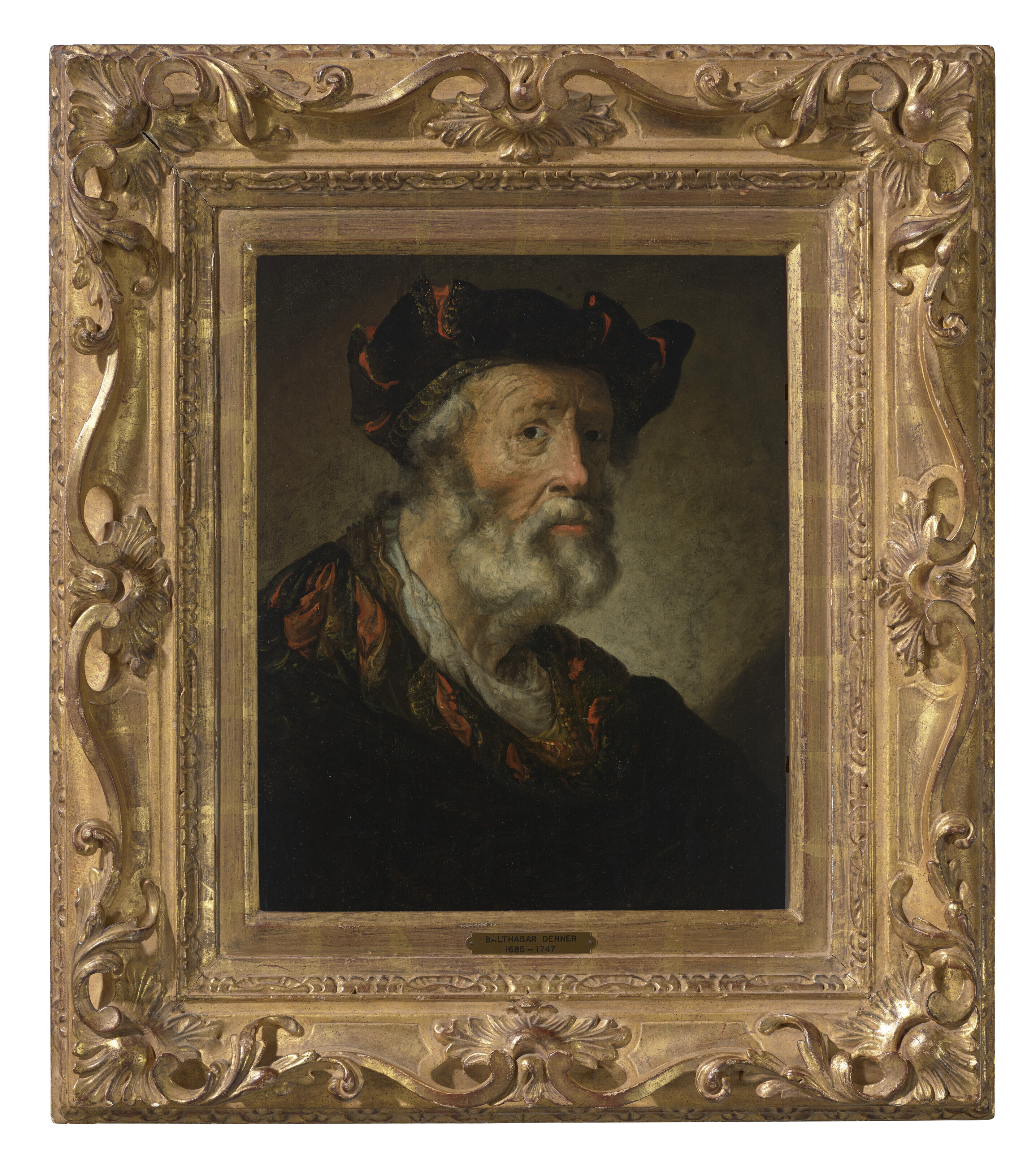 Rembrandt van Rijn — Головной кабинет бородатого мужчины, изображение 2