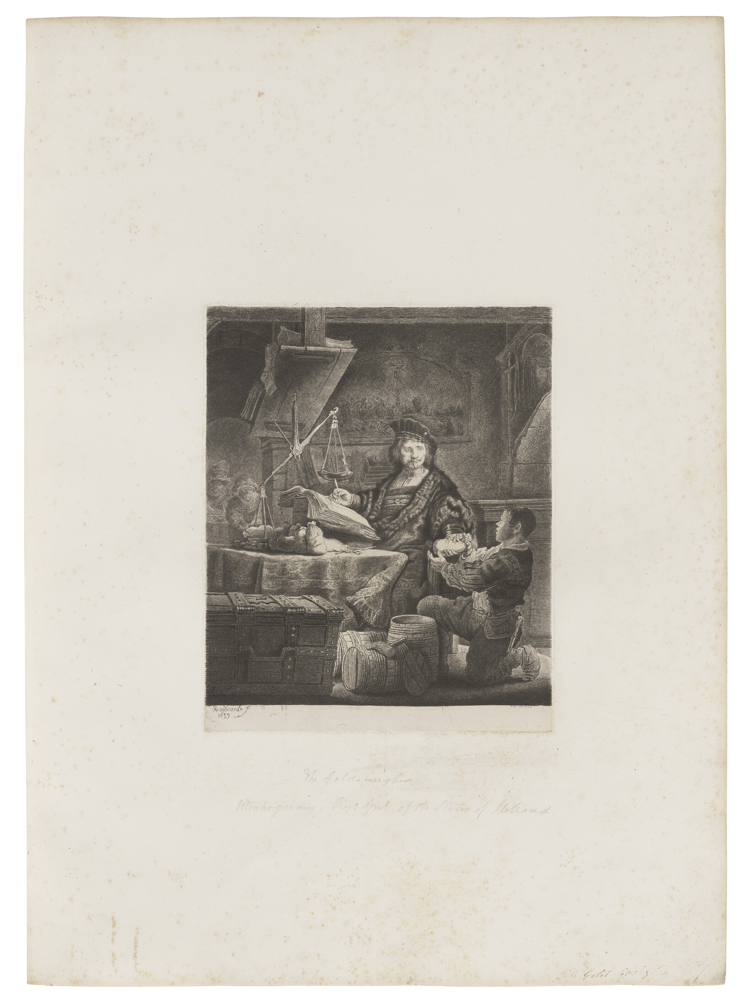 Rembrandt van Rijn — Работы капитана Уильяма Бейли - по мотивам картин и рисунков величайших мастеров, изображение 7