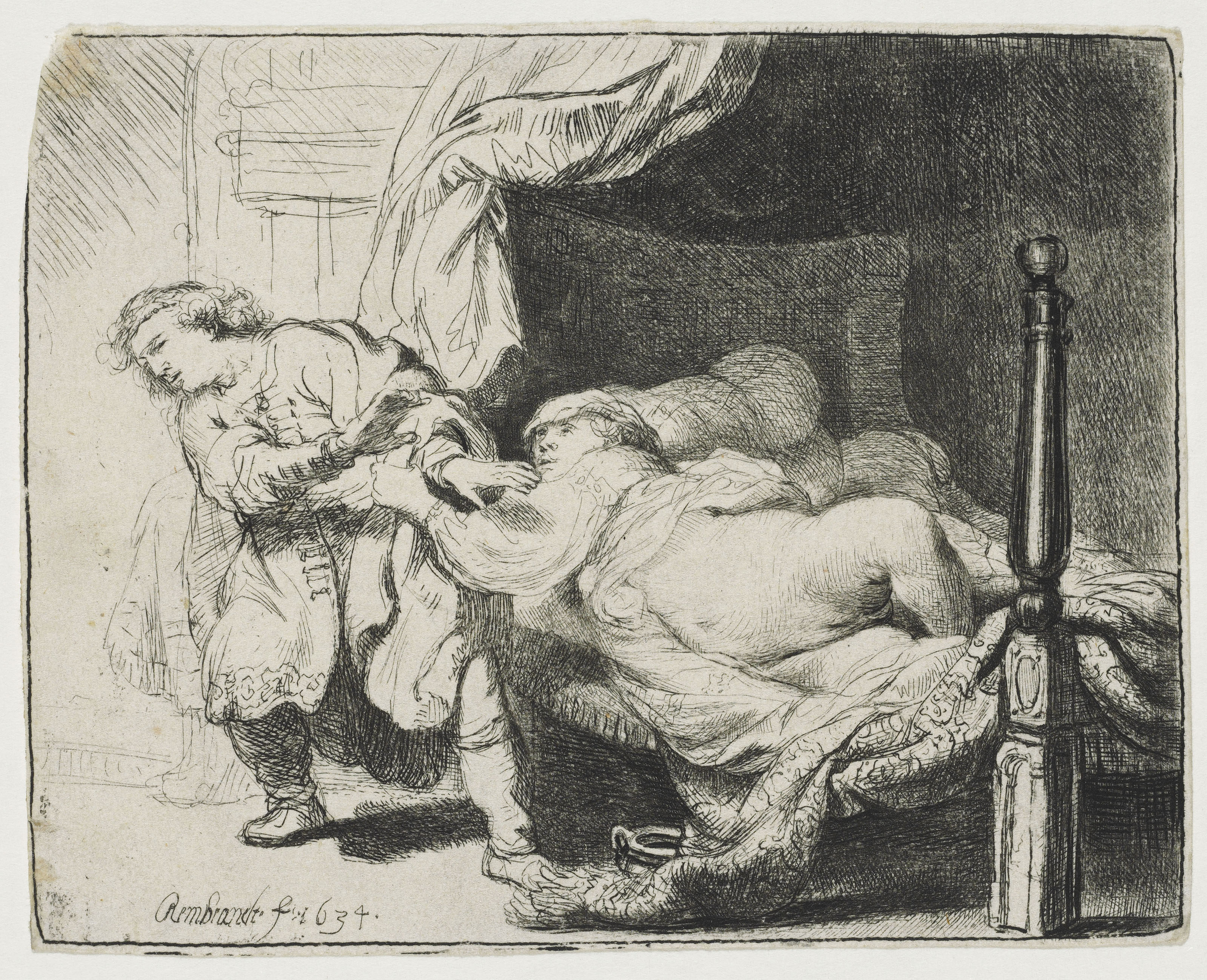 Rembrandt van Rijn — Давид в молитве, изображение 2