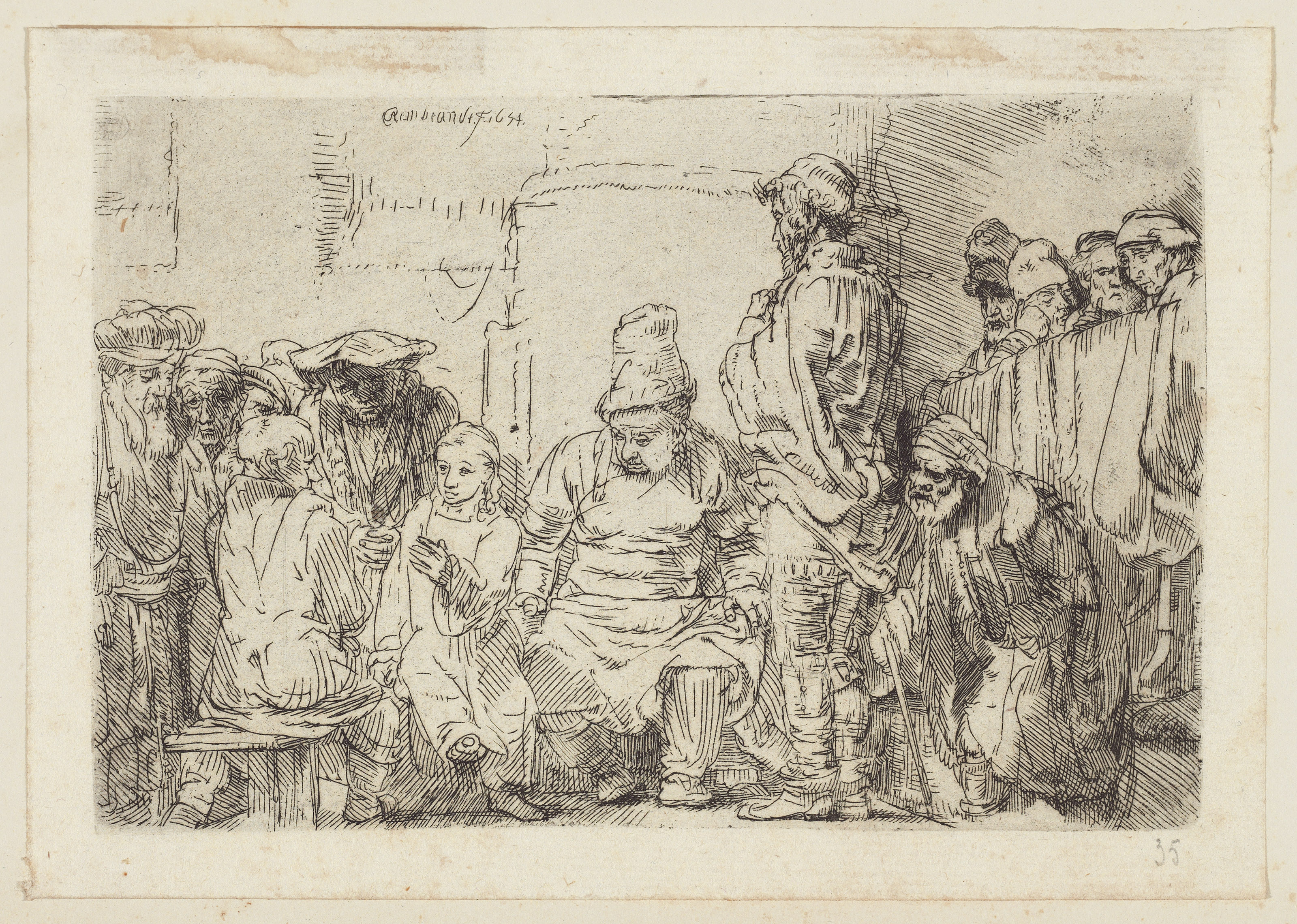 Rembrandt van Rijn — Мать художника, голова и бюст: на три четверти справа, изображение 2