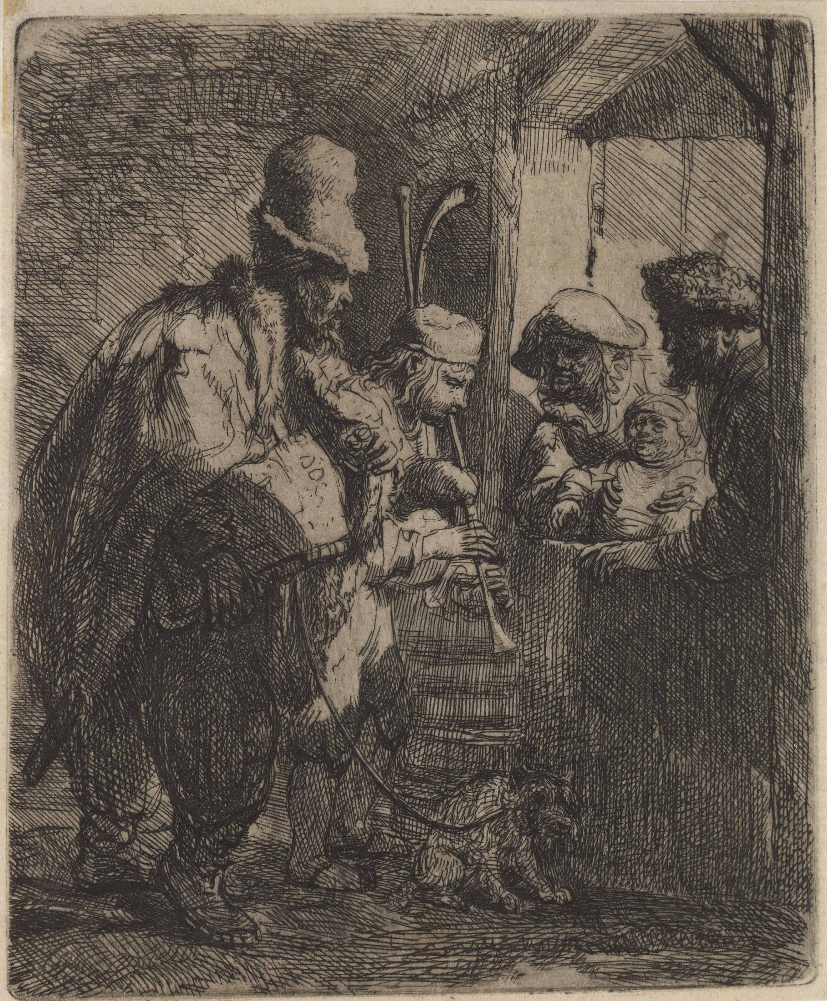 Rembrandt van Rijn — Бродячие музыканты
