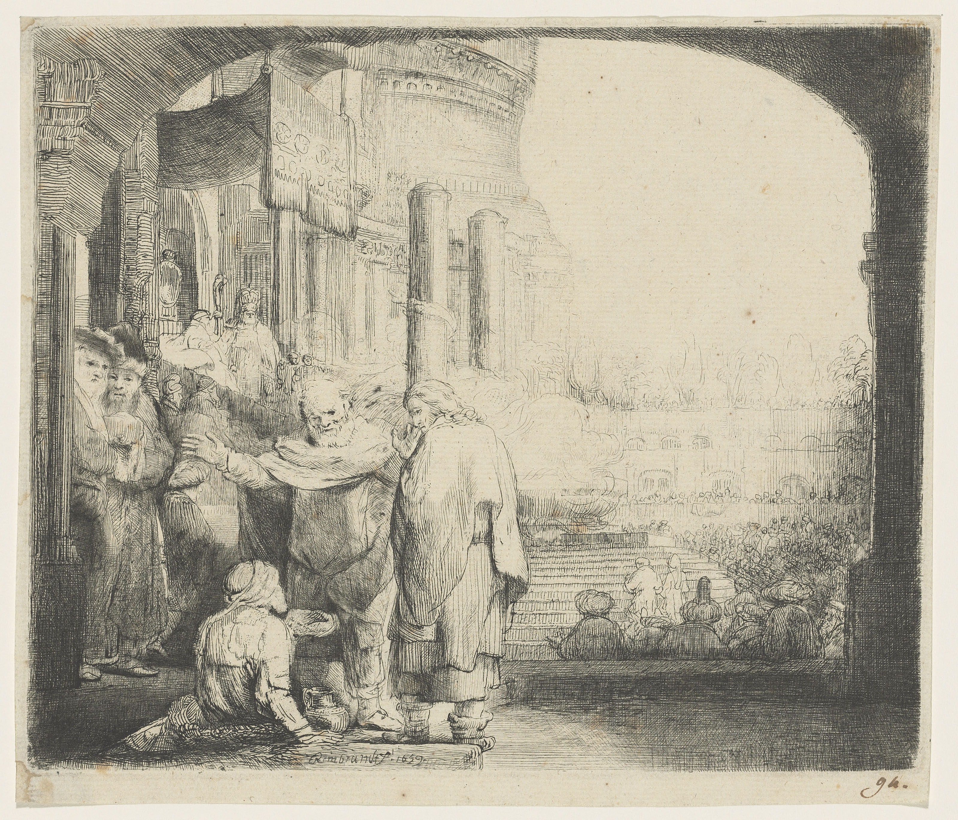 Rembrandt van Rijn — Крещение евнуха, изображение 2