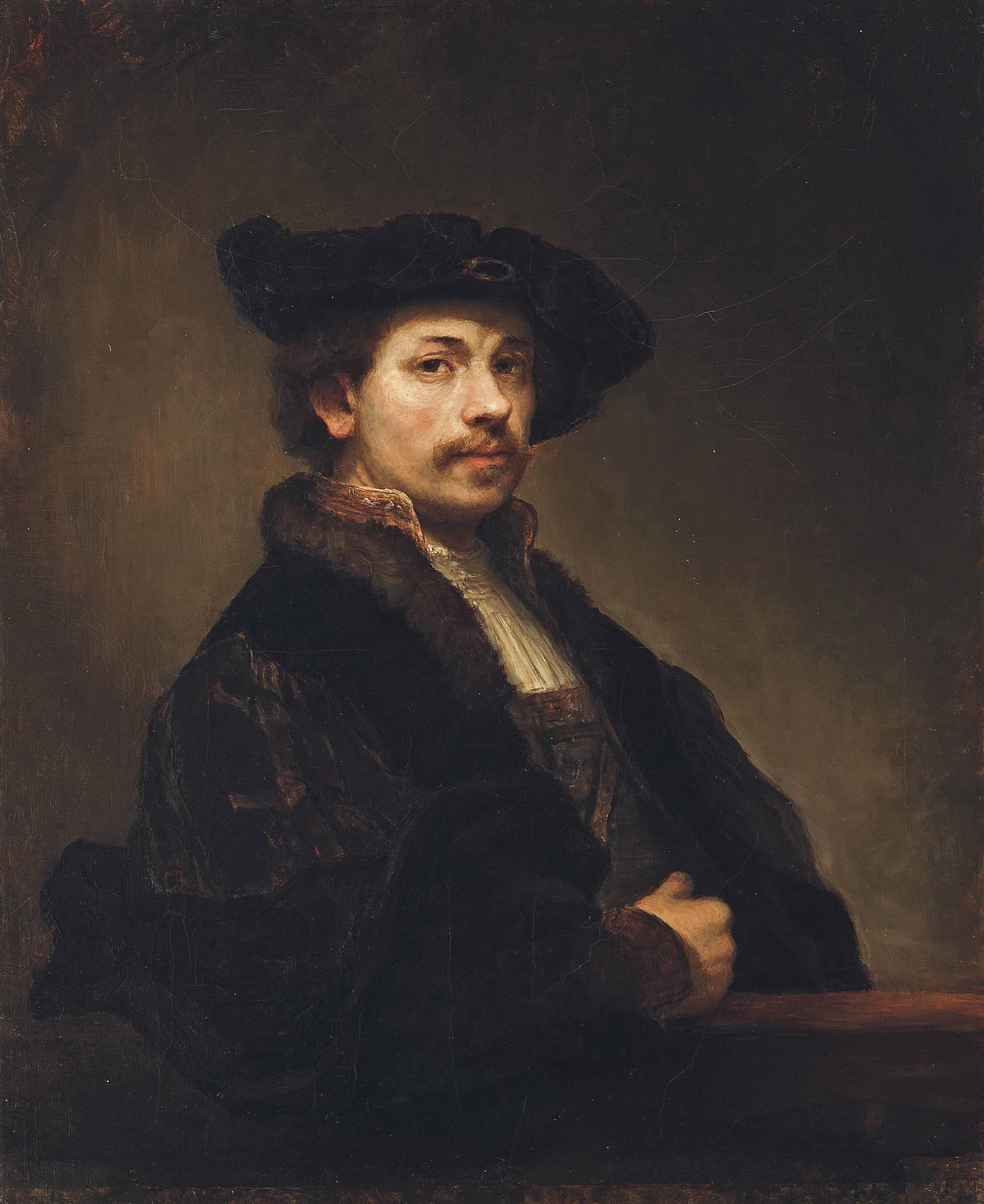 Rembrandt van Rijn — Портрет Рембрандта Харменса. ван Рийн в возрасте 34 лет
