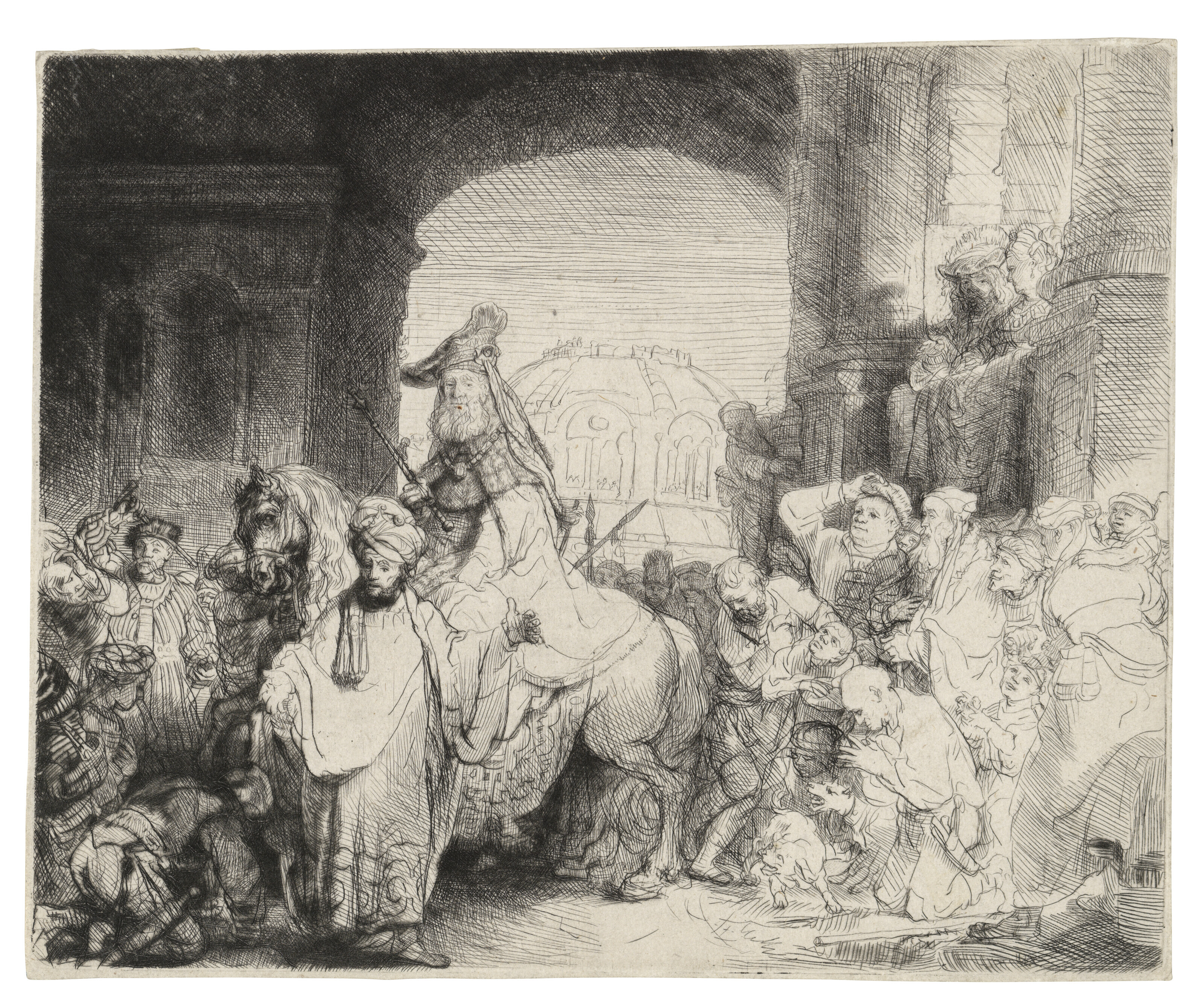 Rembrandt van Rijn — Триумф Мордехая